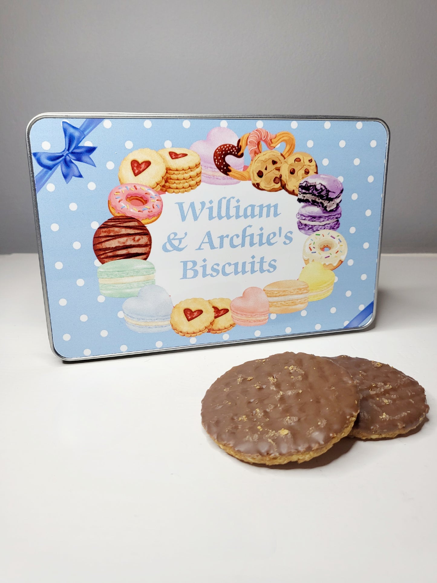 Personalised Biscuit Tin