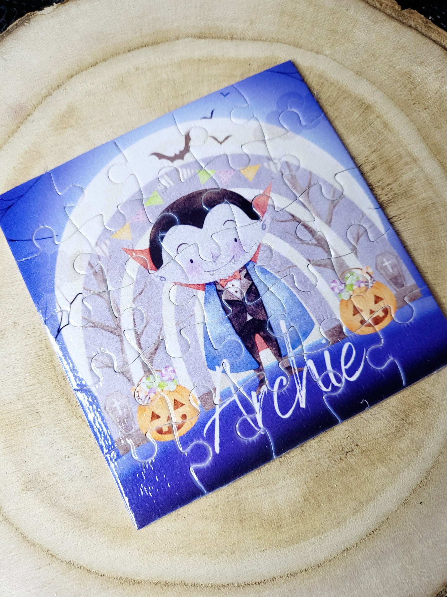 Personalised Halloween Mini Puzzle