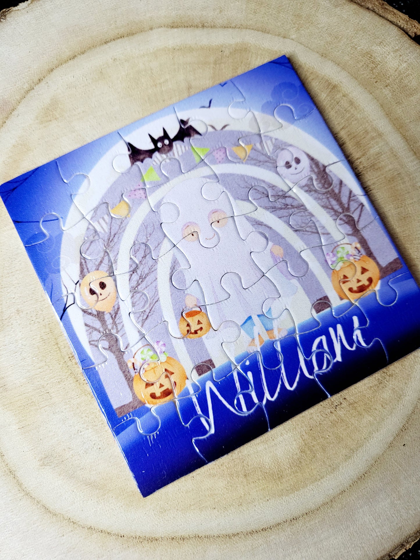 Personalised Halloween Mini Puzzle