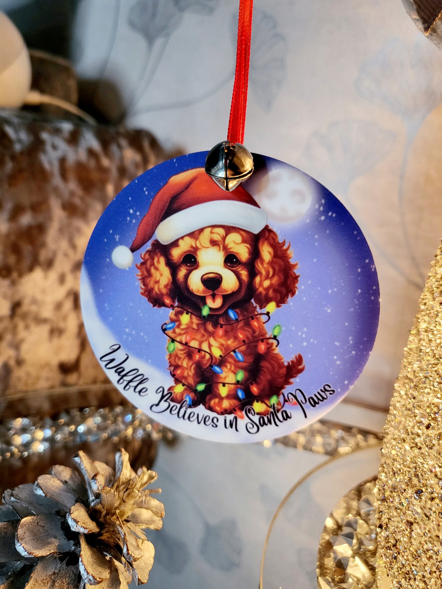 Personalised Dog Christmas Bauble