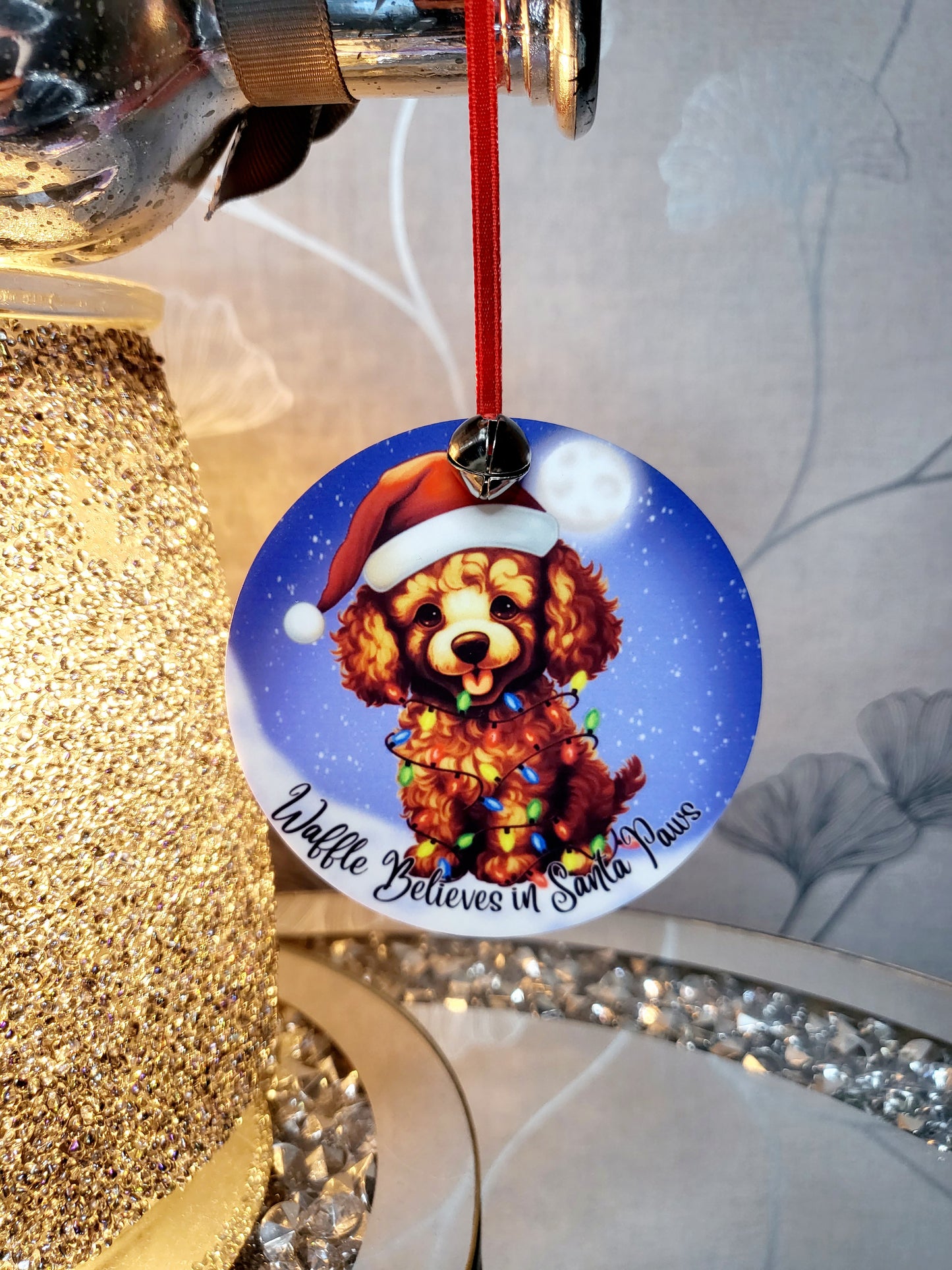 Personalised Dog Christmas Bauble