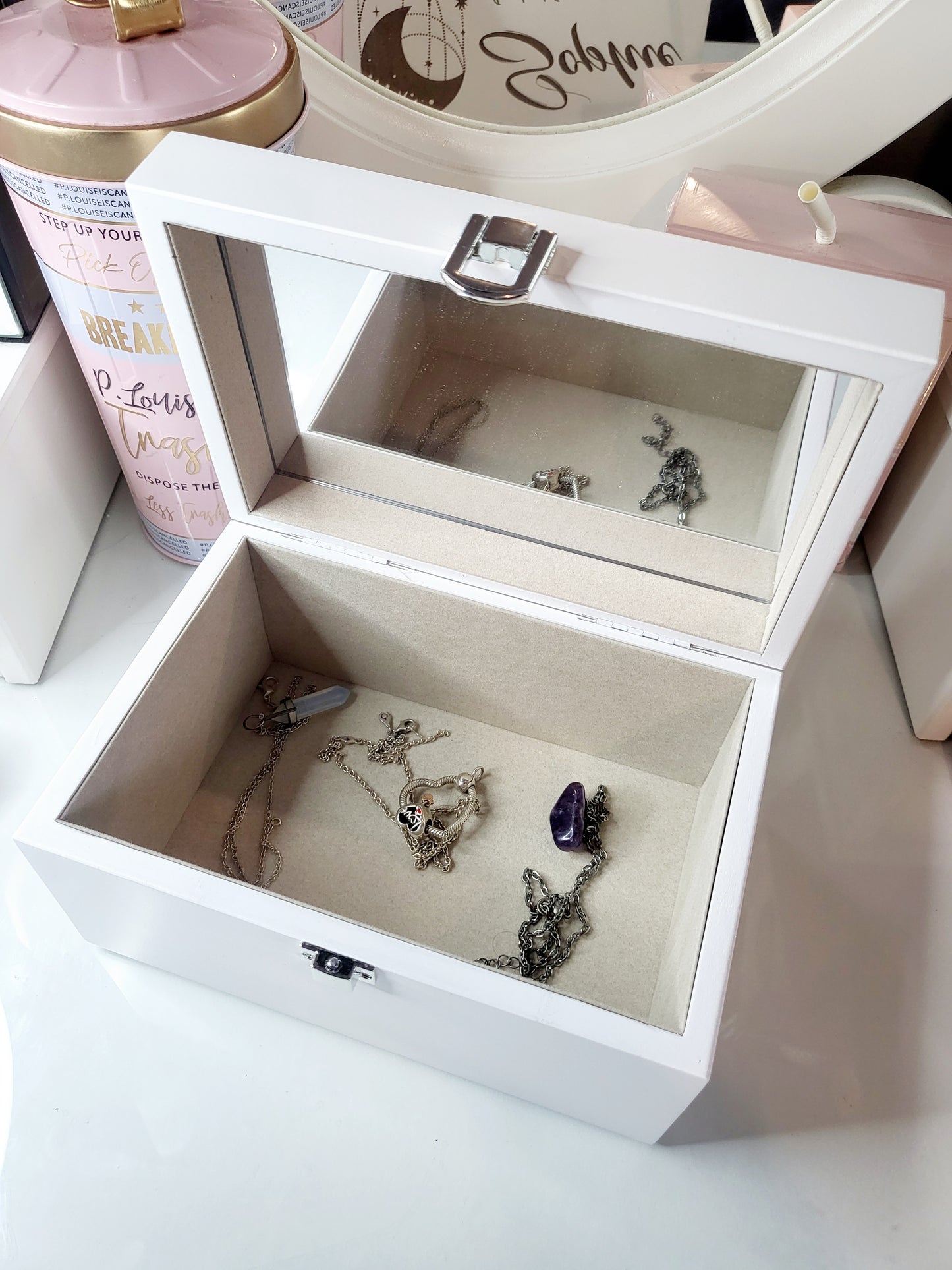 Personalised Positive Affirmation Jewellery Box