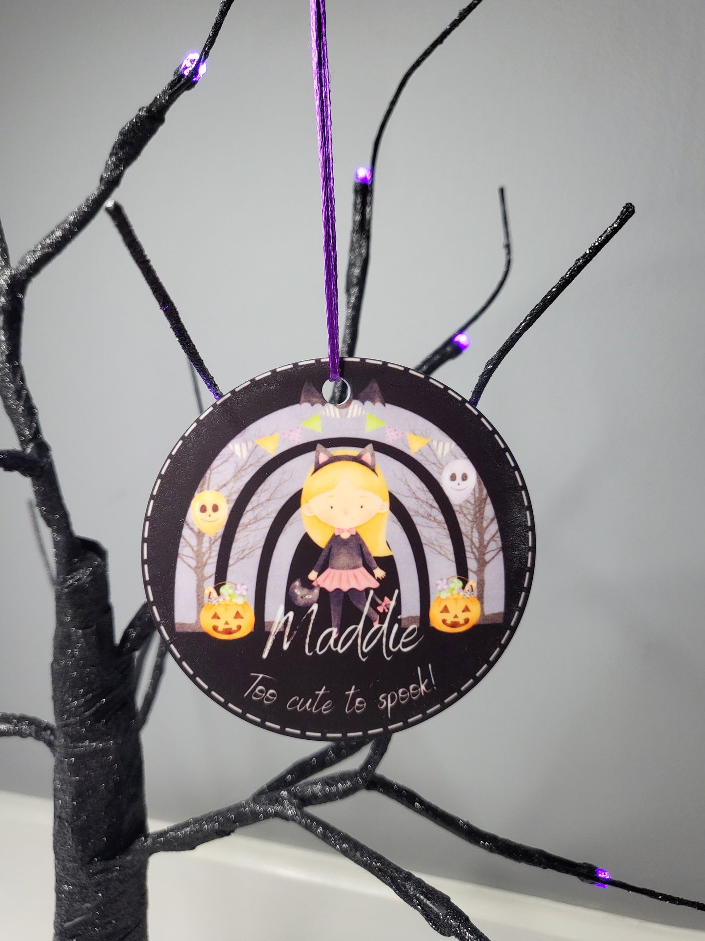 Personalised Halloween Bauble