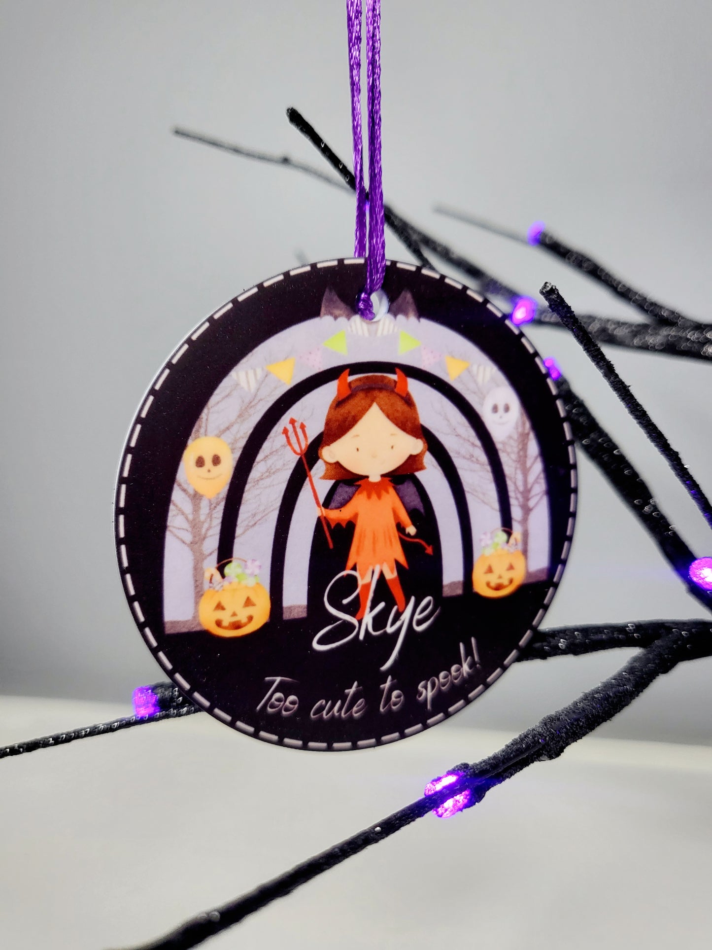 Personalised Halloween Bauble