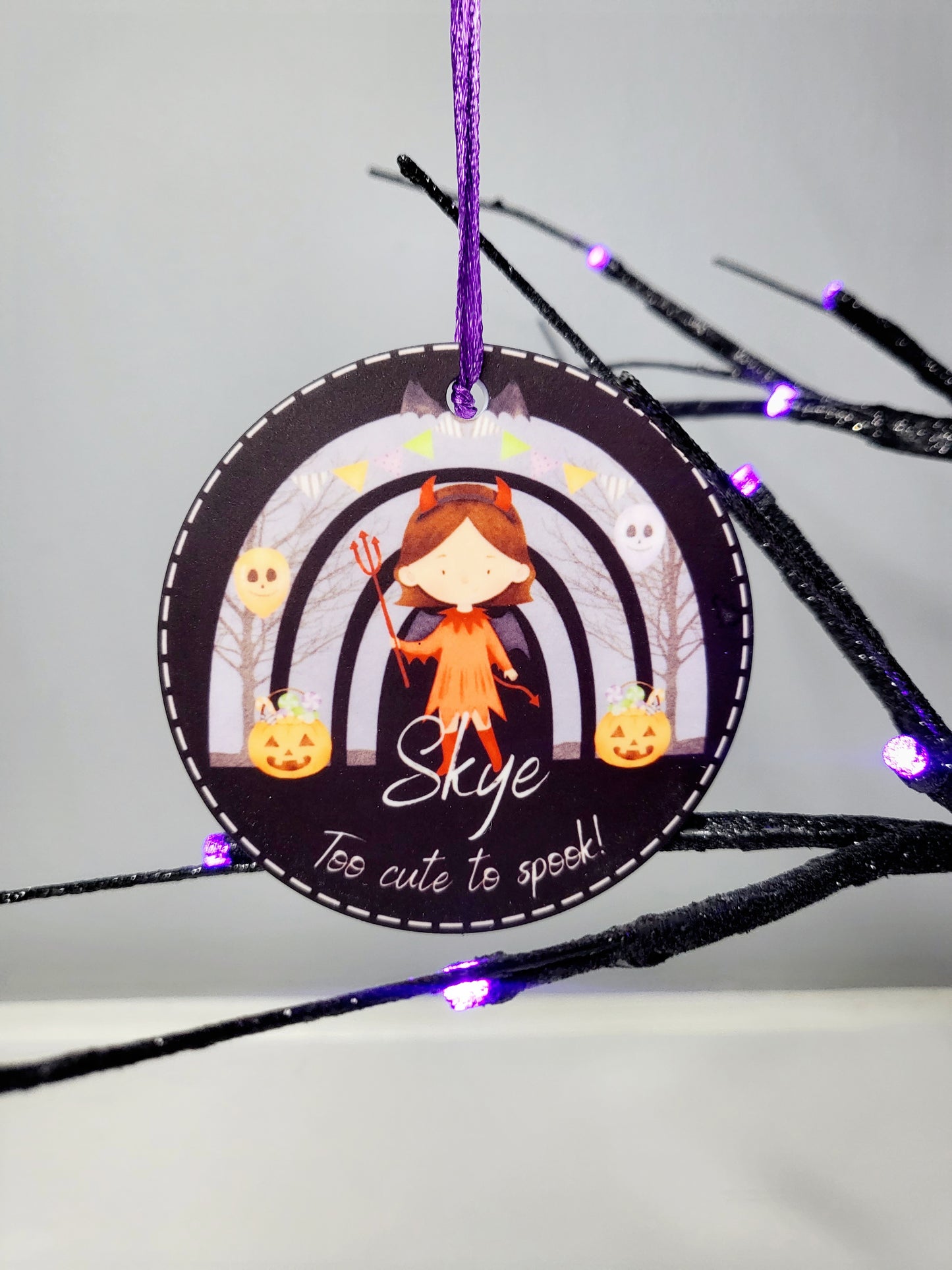 Personalised Halloween Bauble