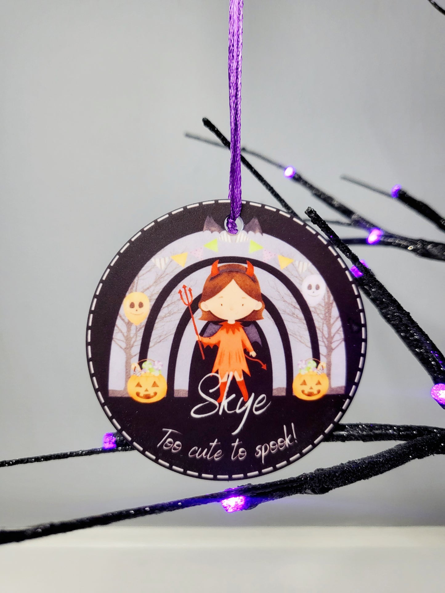 Personalised Halloween Bauble