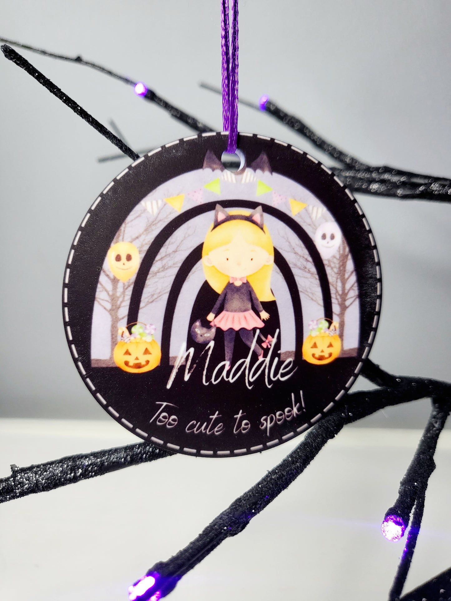 Personalised Halloween Bauble