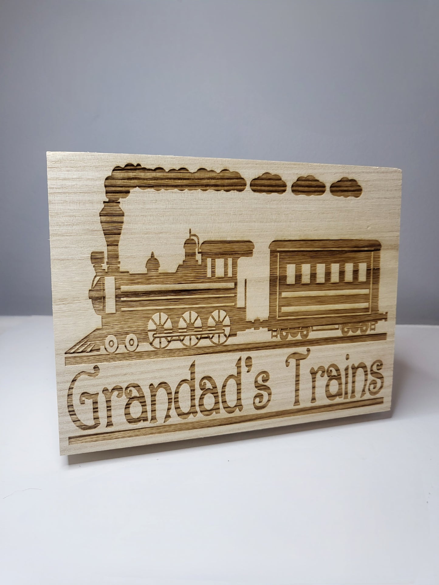 Personalised Train Storage Box