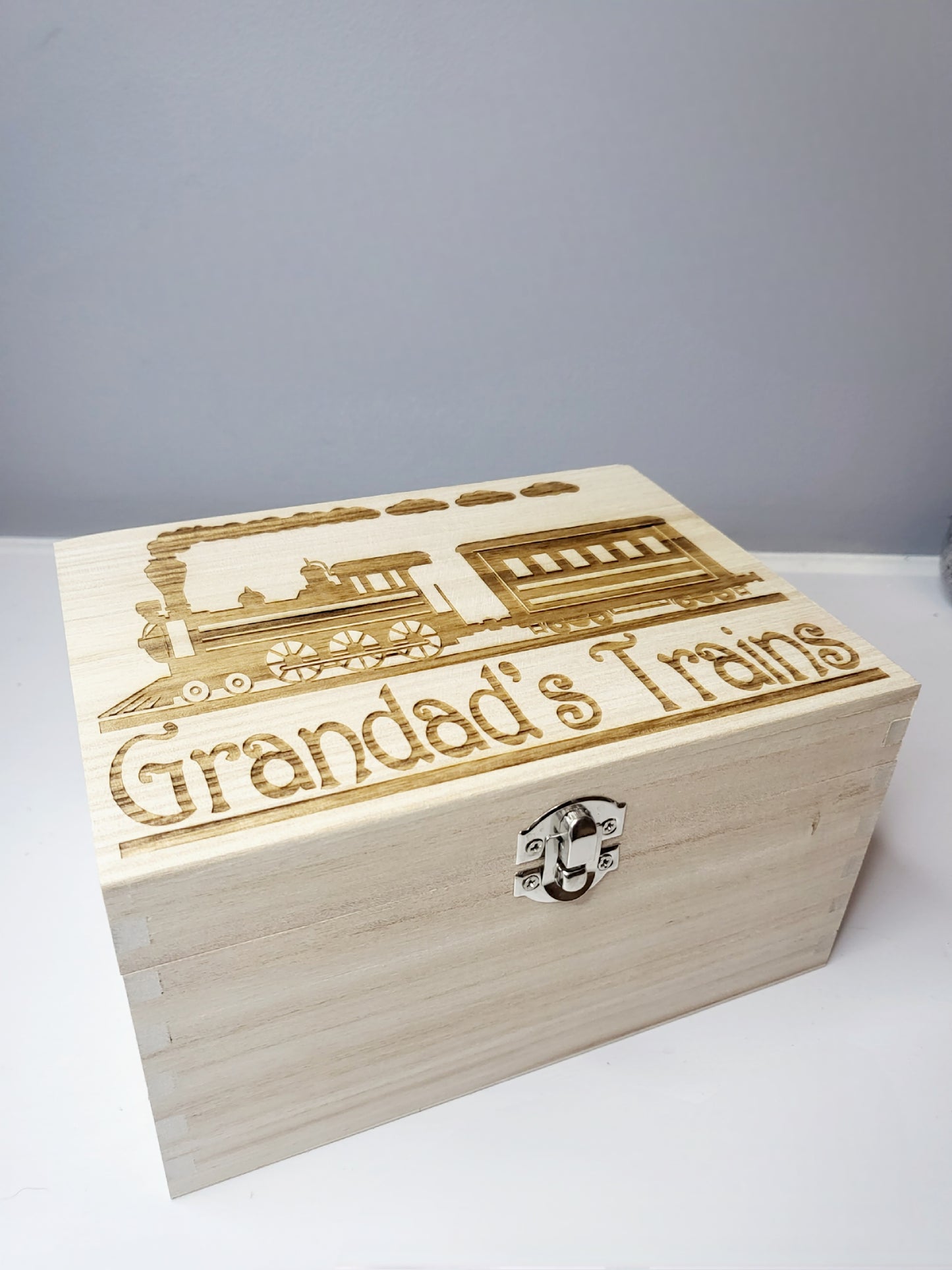 Personalised Train Storage Box