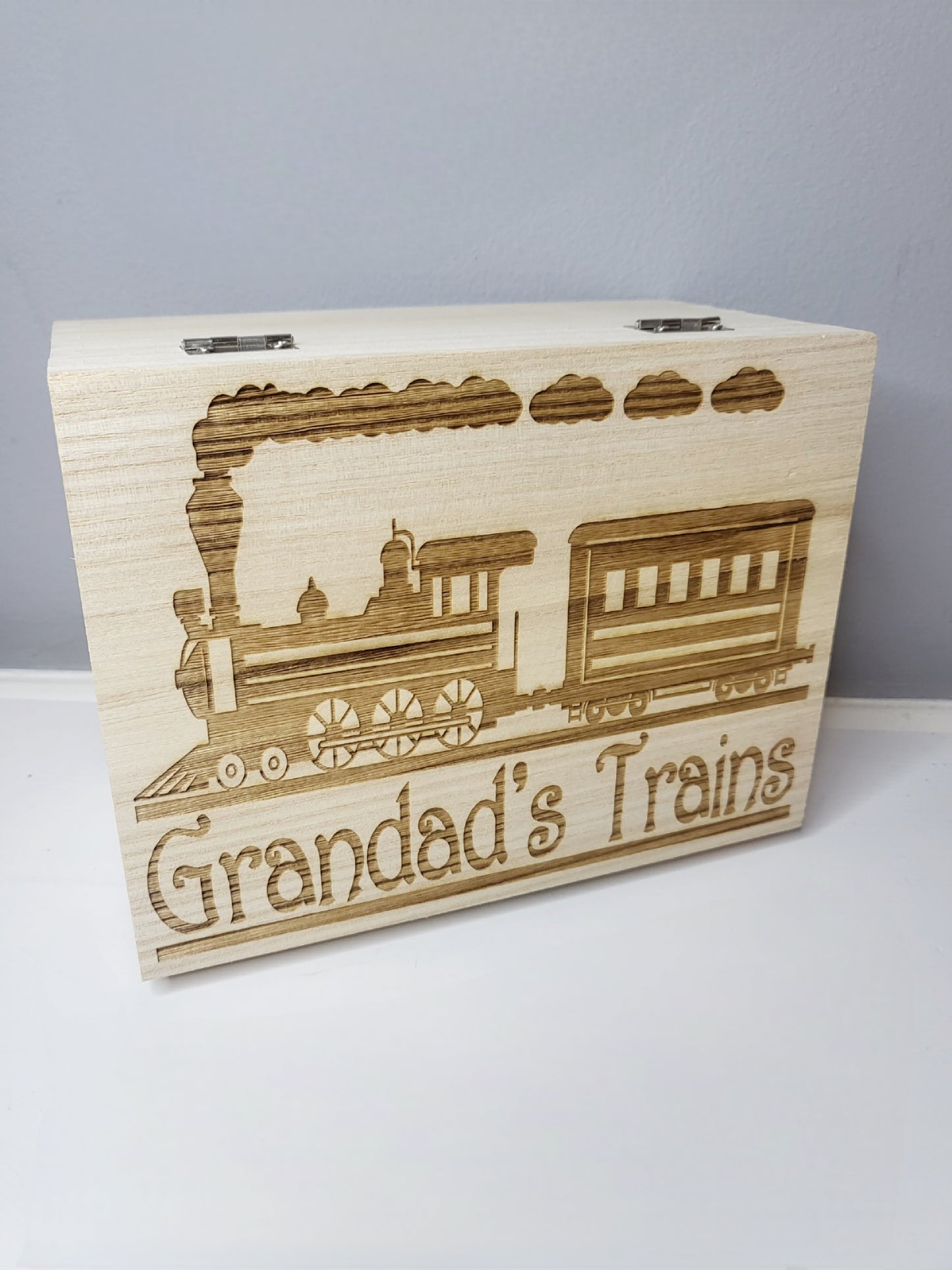 Personalised Train Storage Box