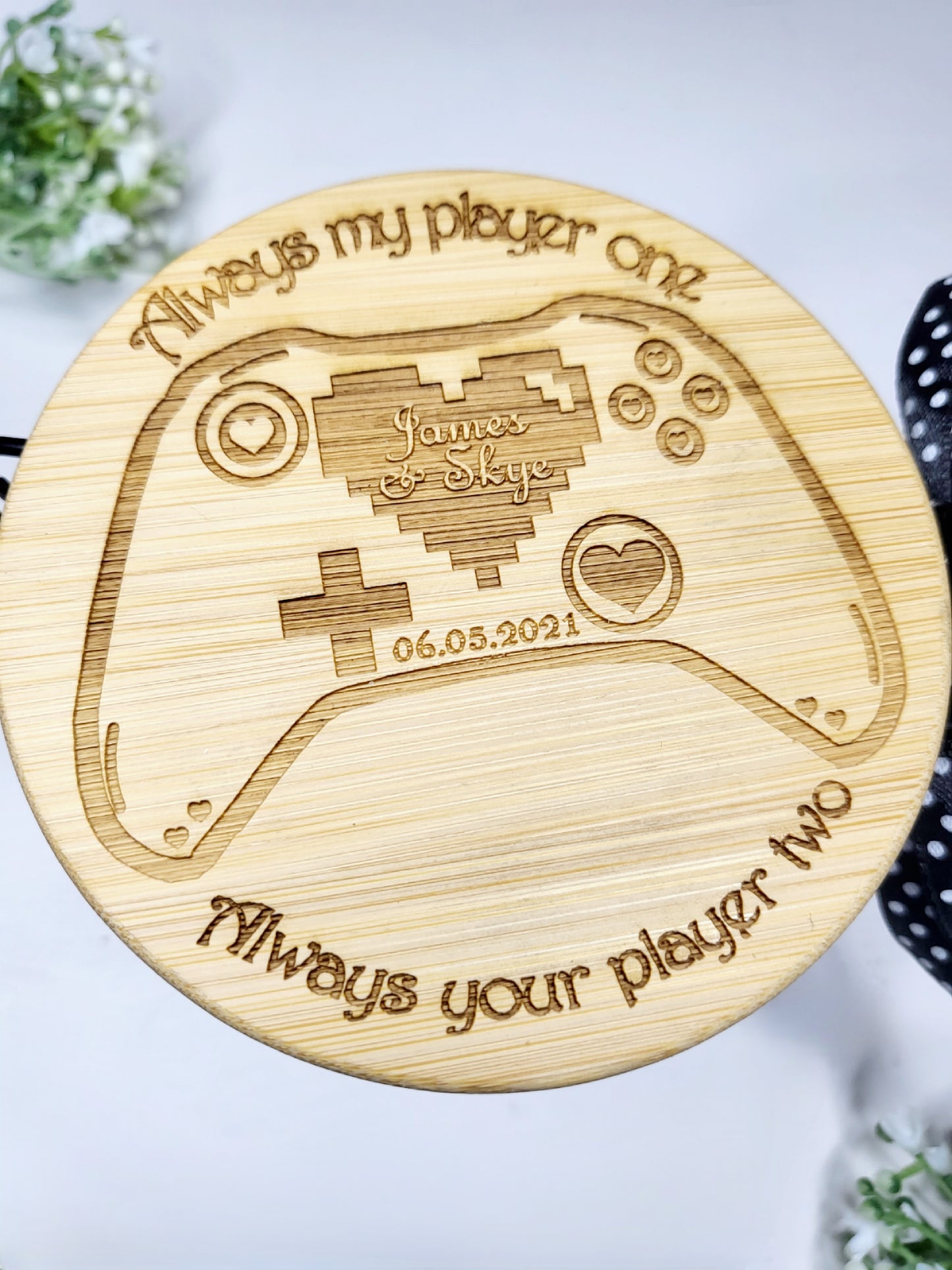 Personalised Gamer Player 1 & Player 2 Jar