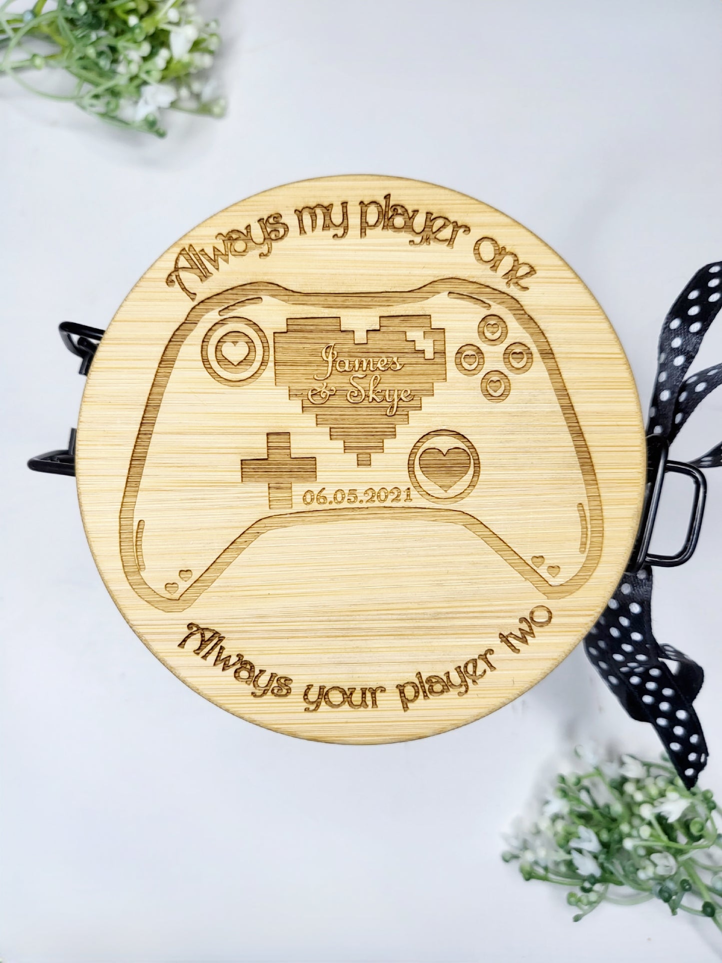 Personalised Gamer Player 1 & Player 2 Jar