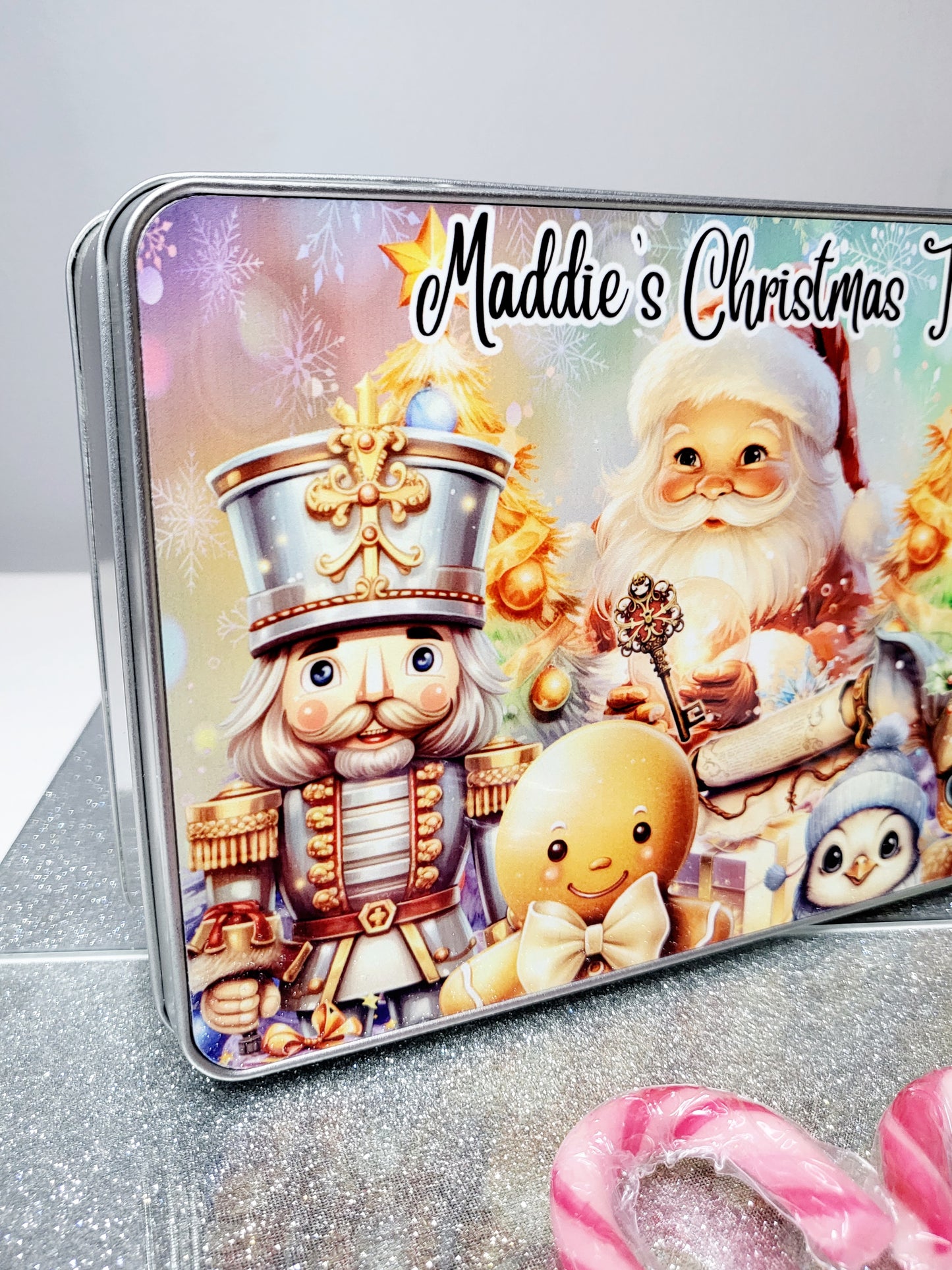 Personalised Christmas Tin