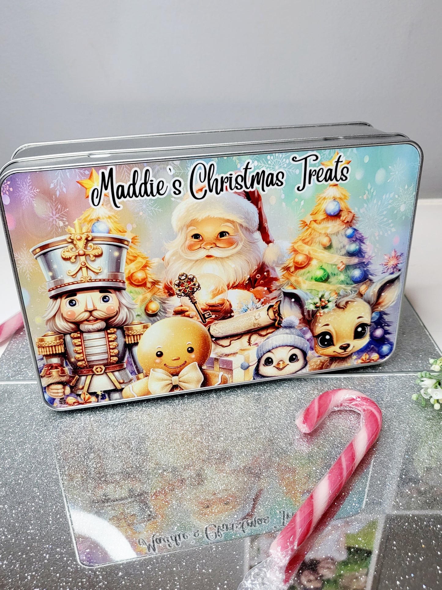 Personalised Christmas Tin