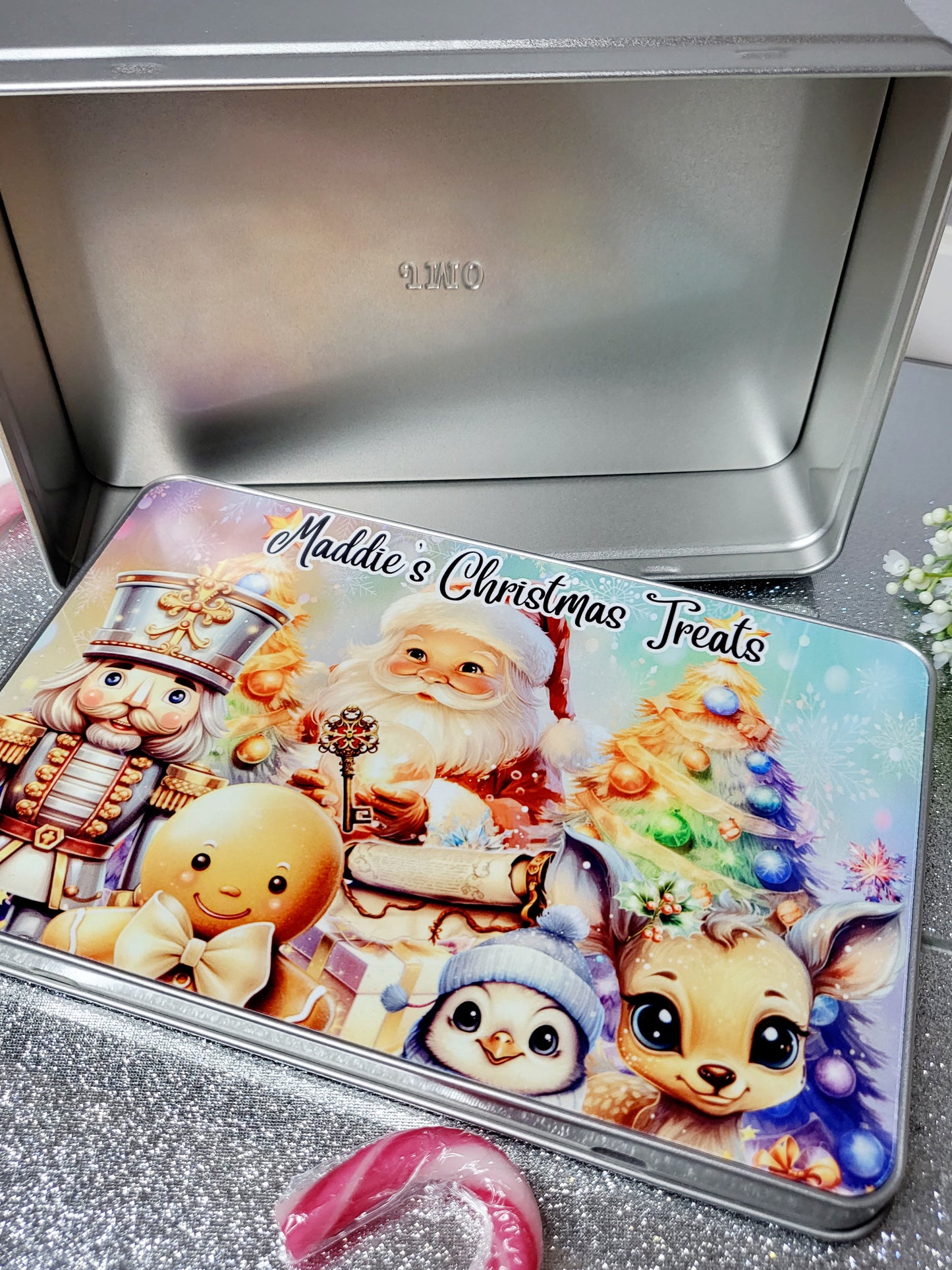 Personalised Christmas Tin