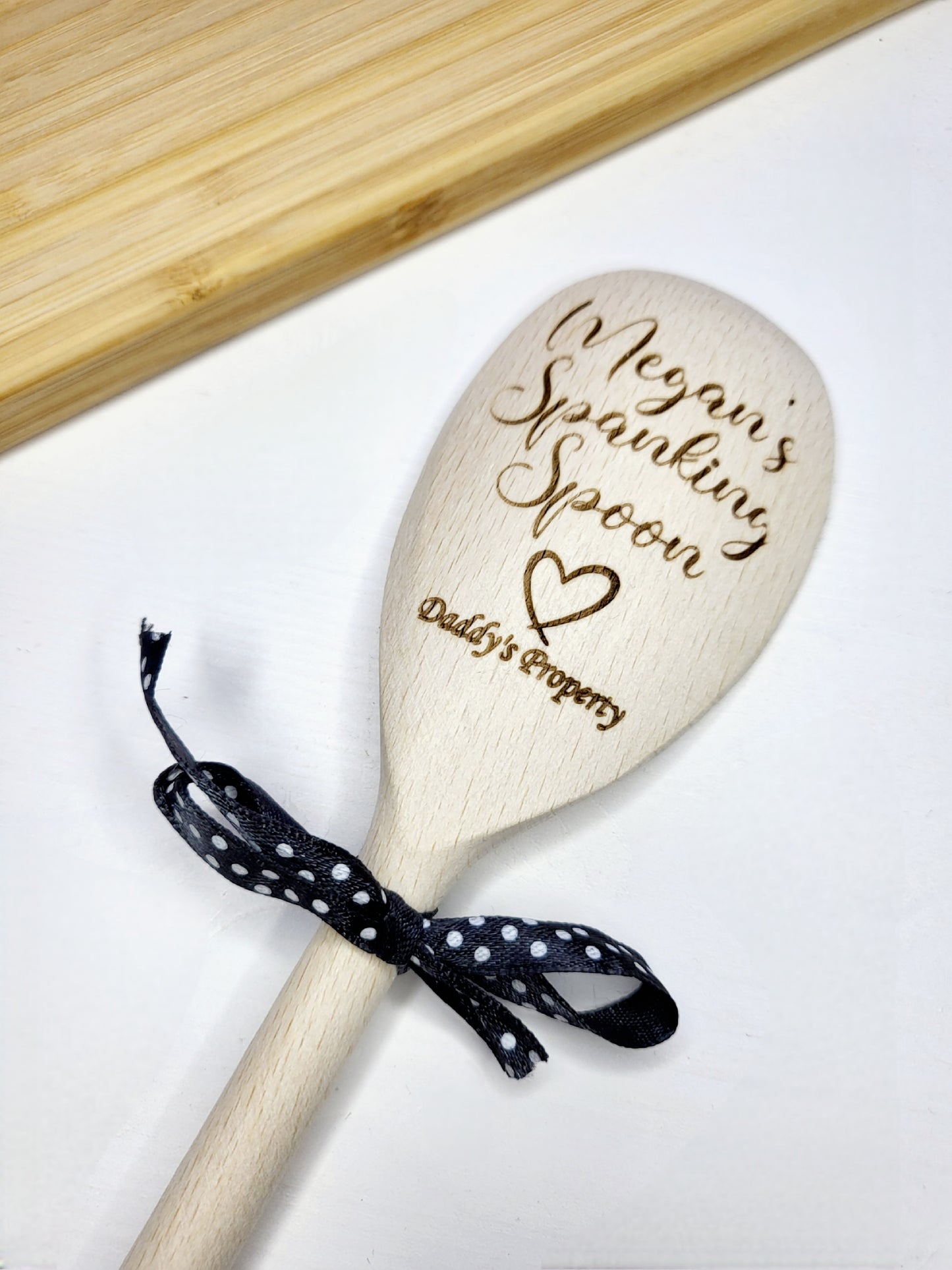 Personalised Spanking Wooden Spoon