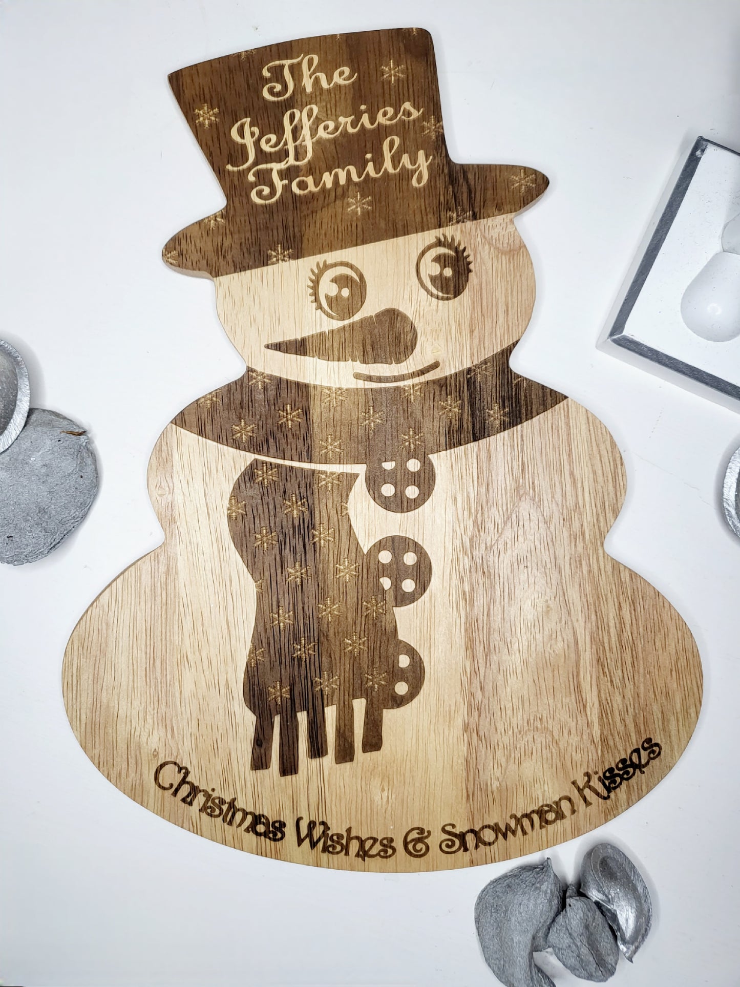 Personalised Snowman Board