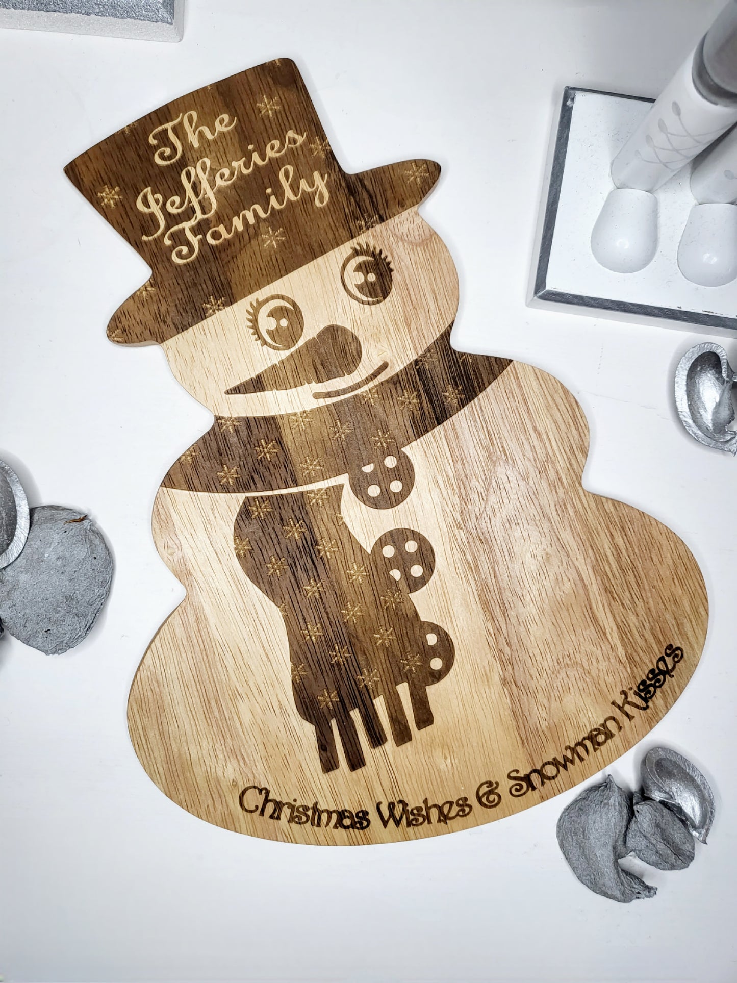 Personalised Snowman Board