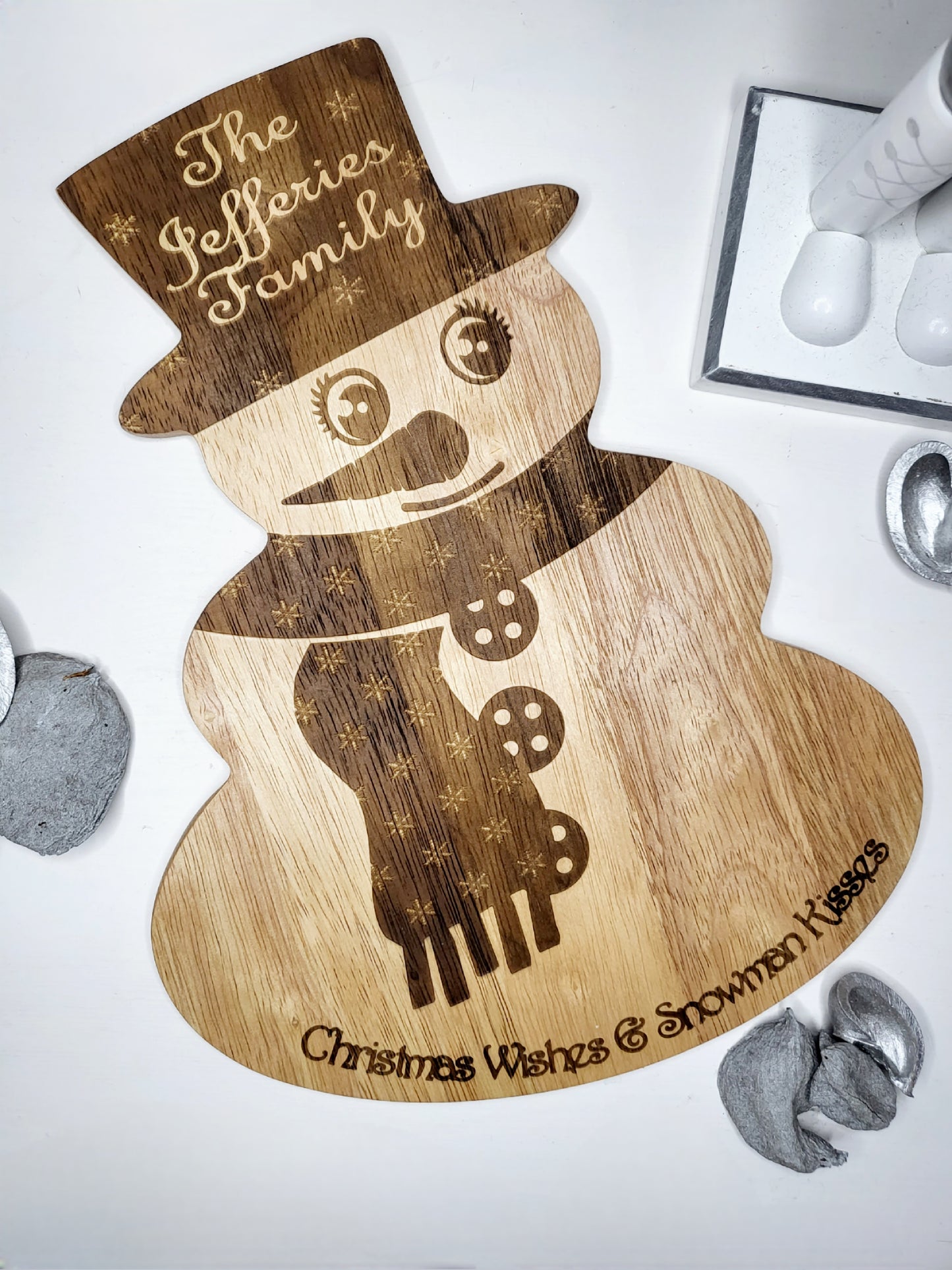 Personalised Snowman Board