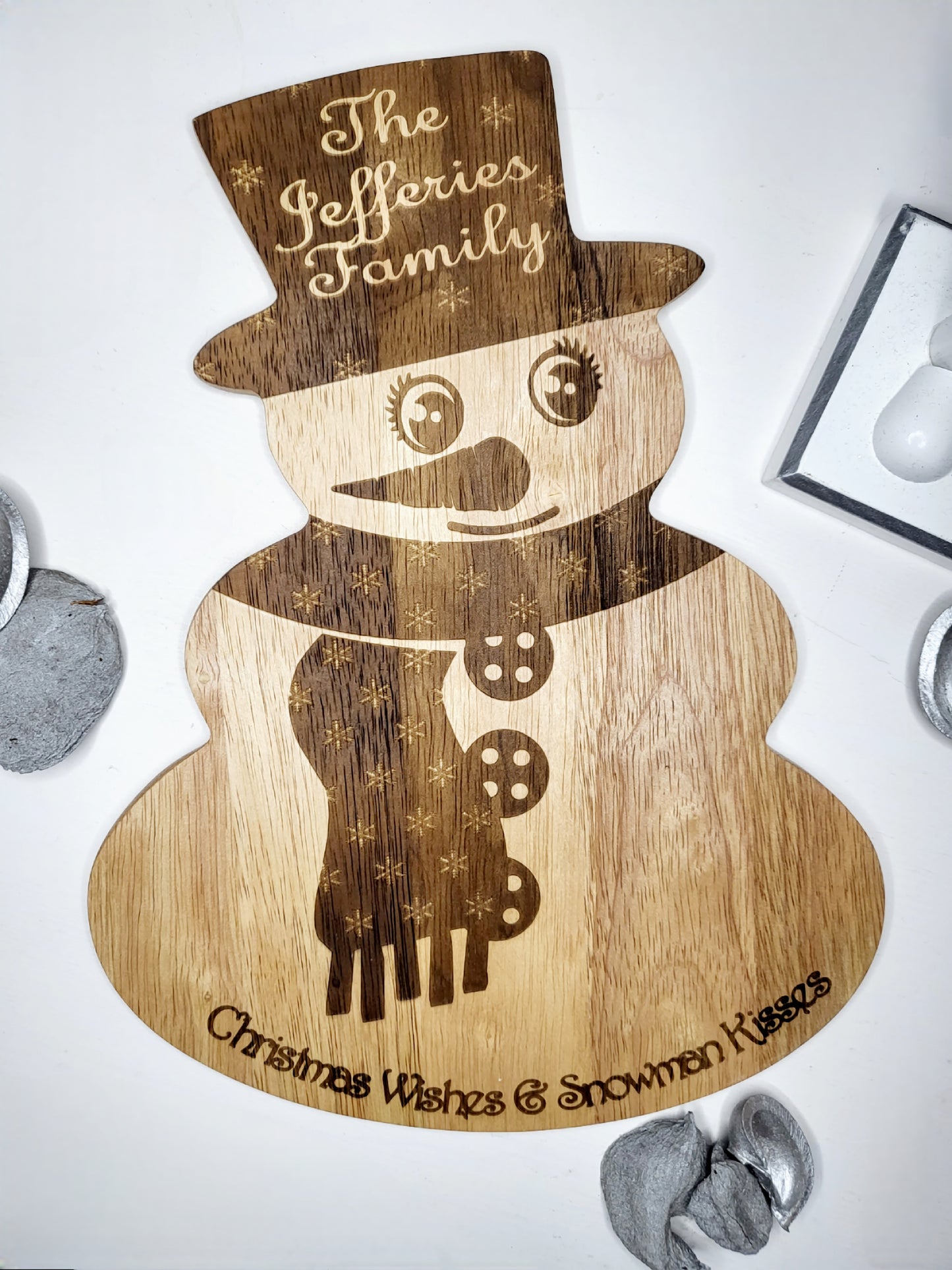 Personalised Snowman Board