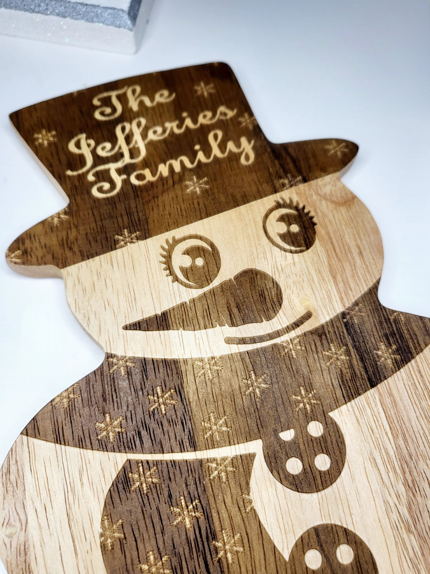 Personalised Snowman Board