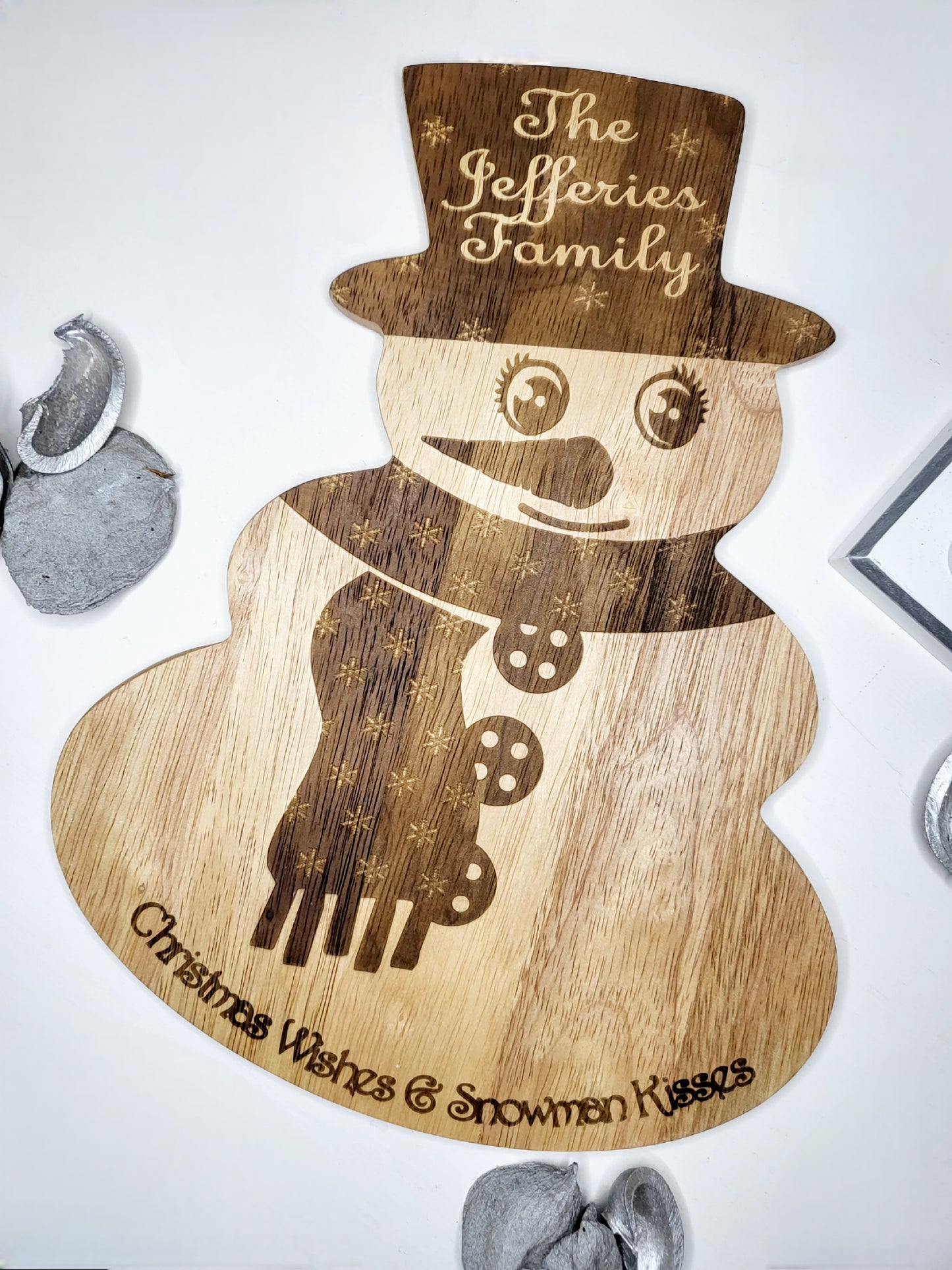 Personalised Snowman Board