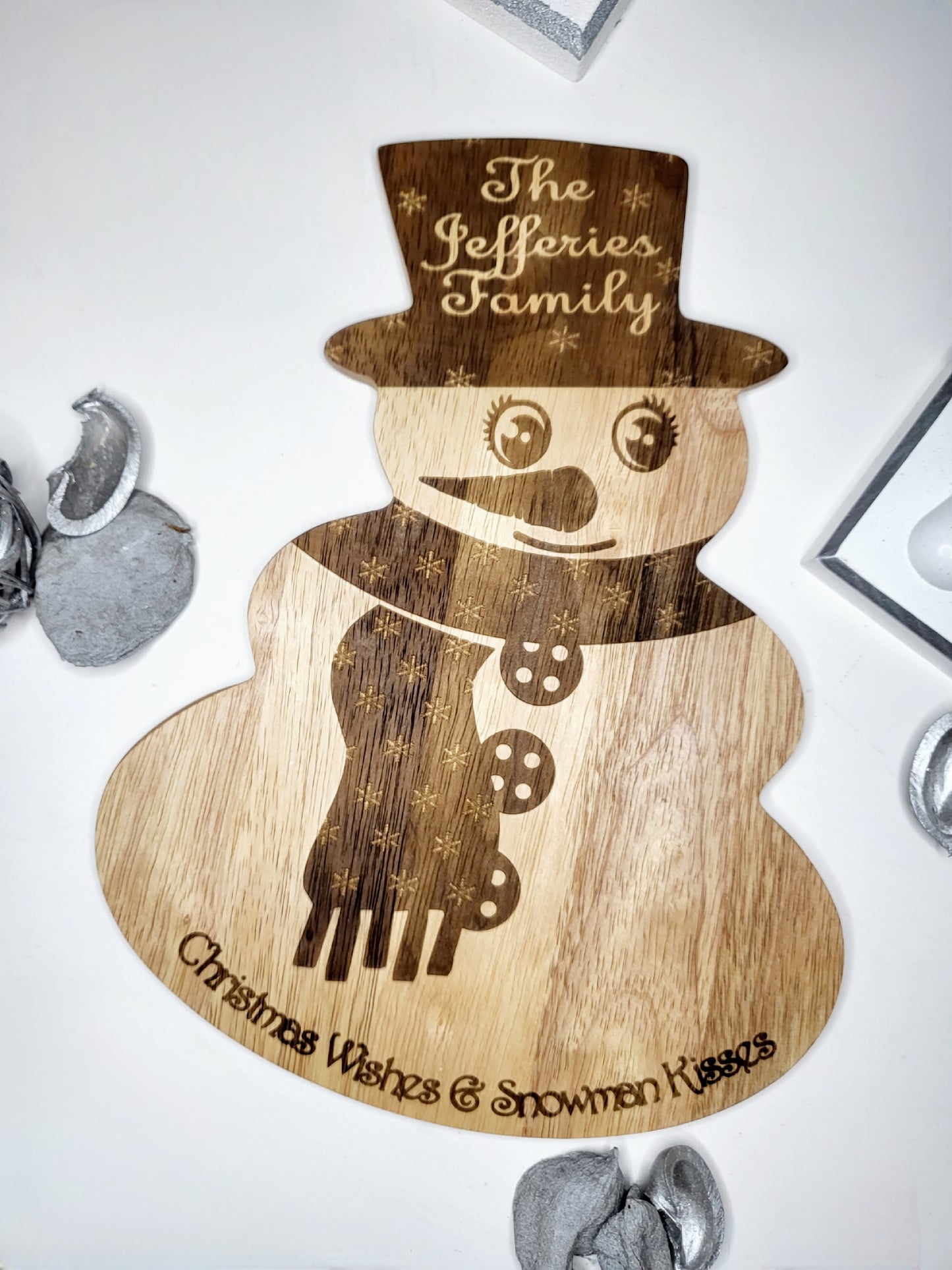 Personalised Snowman Board