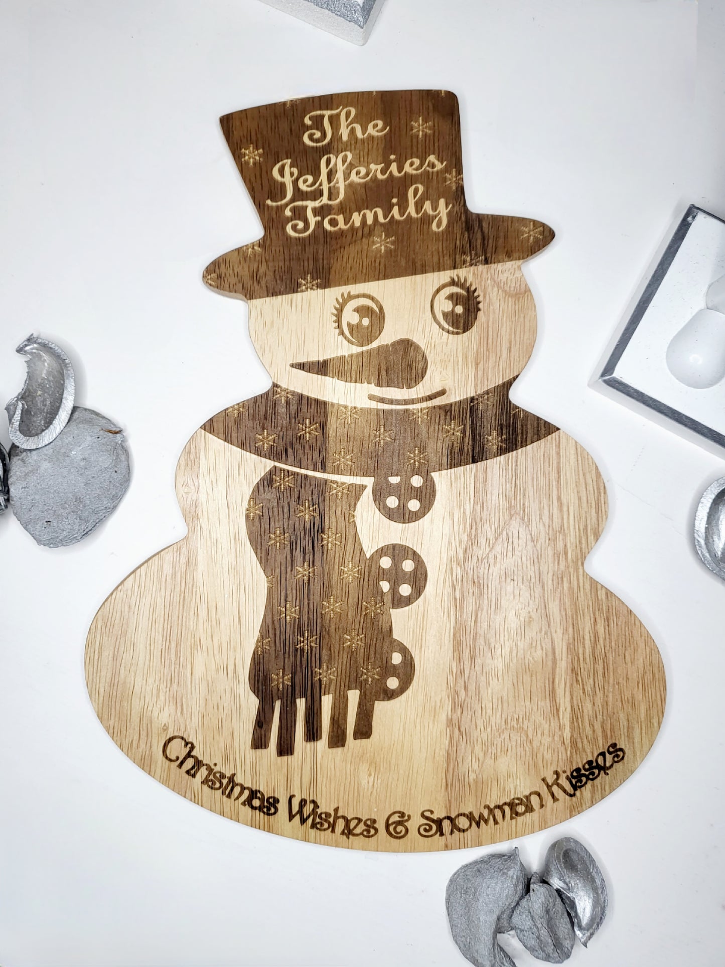 Personalised Snowman Board