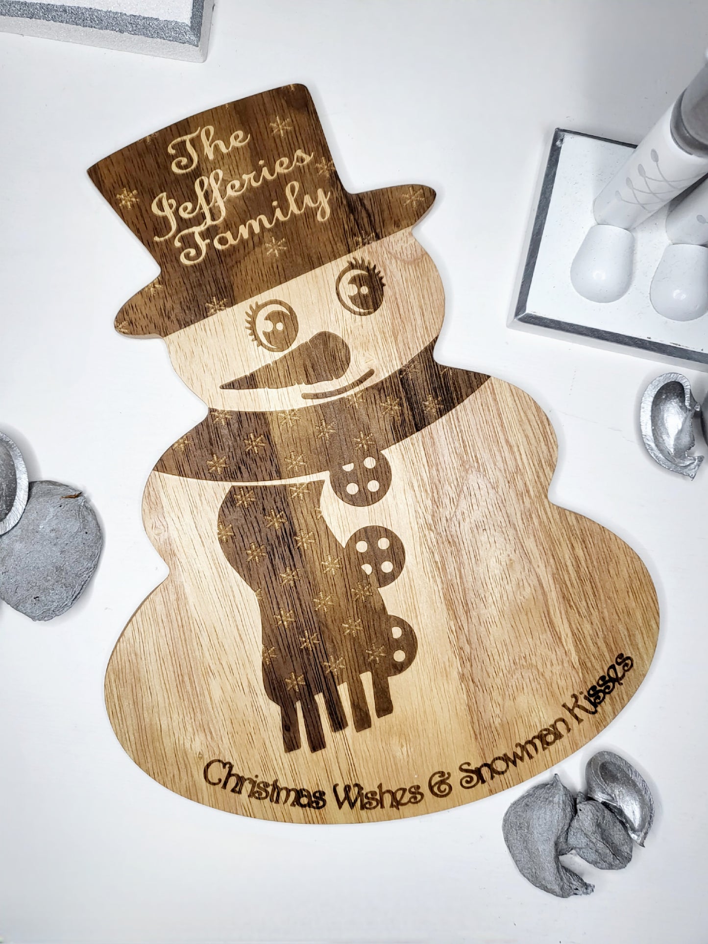 Personalised Snowman Board