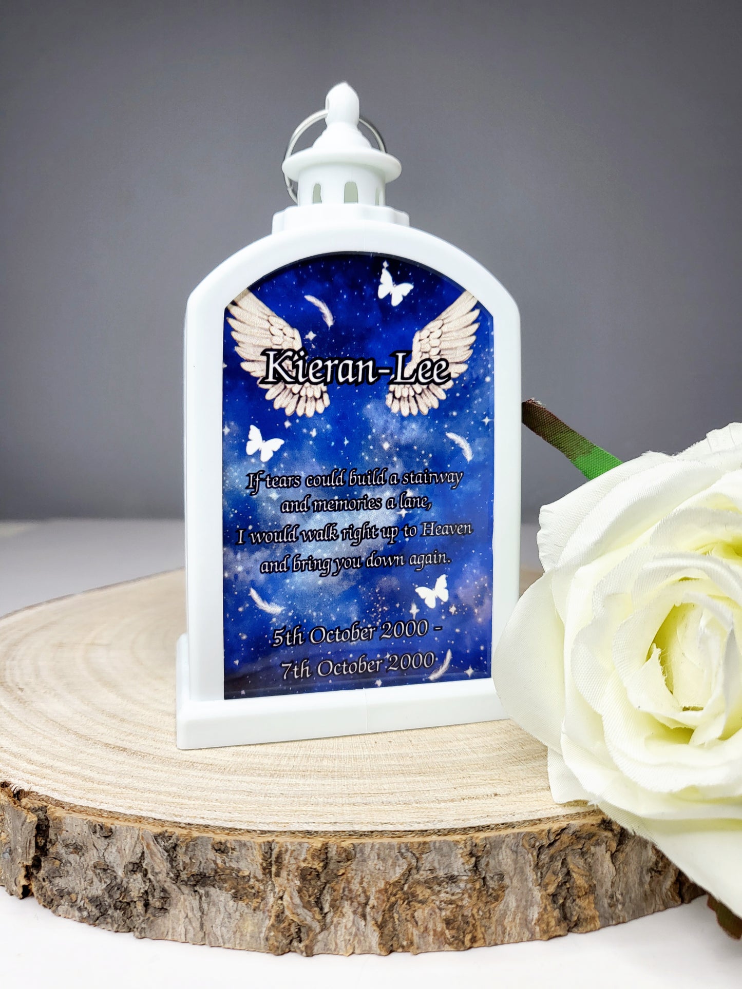 Personalised Memorial LED Lantern