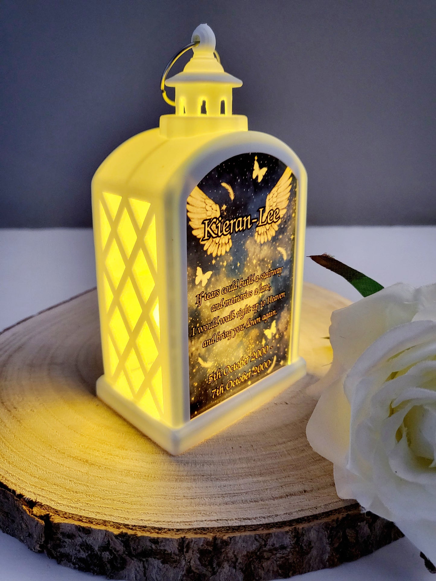 Personalised Memorial LED Lantern