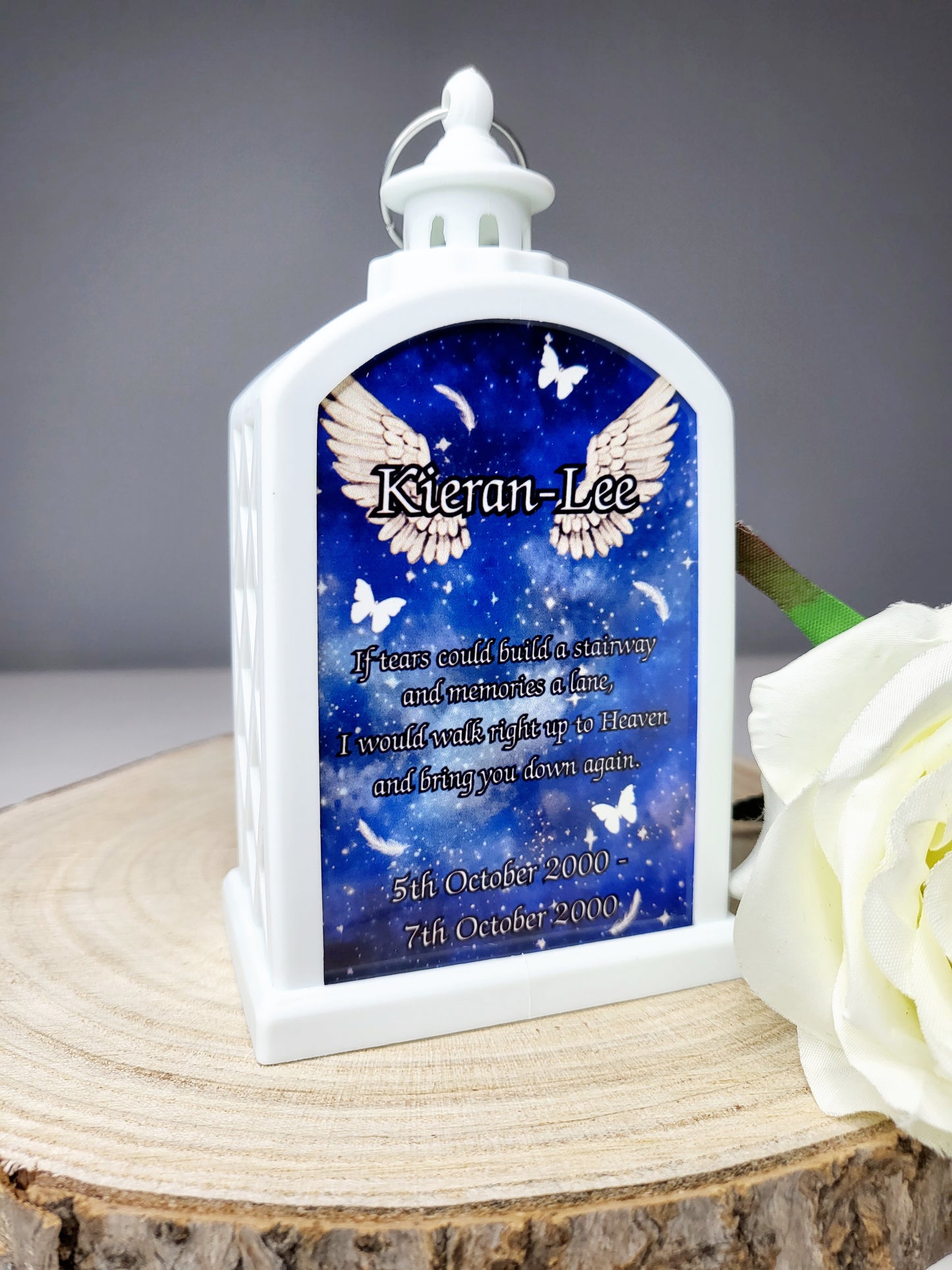 Personalised Memorial LED Lantern