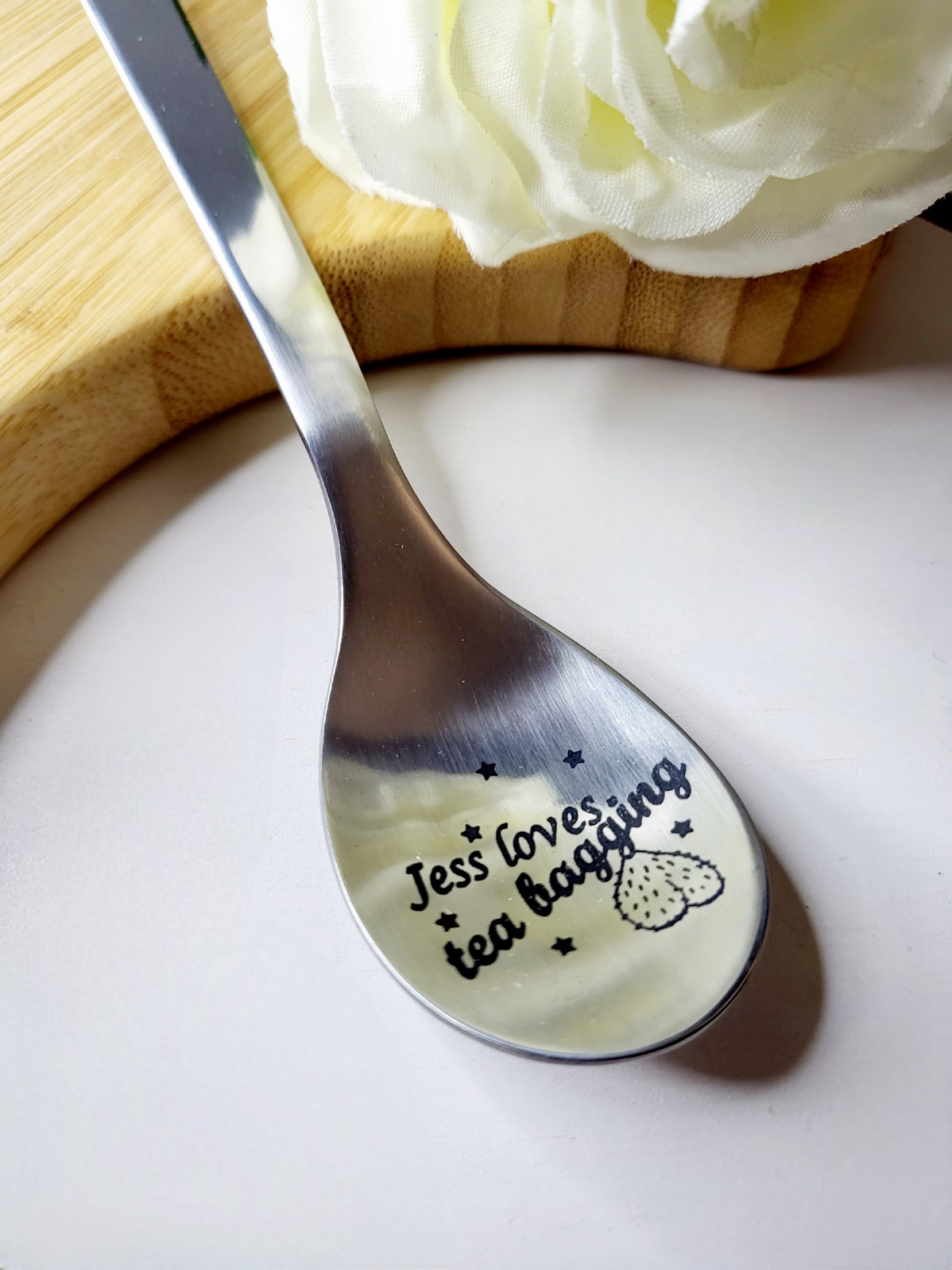 Personalised Tea Bagging Tea Spoon