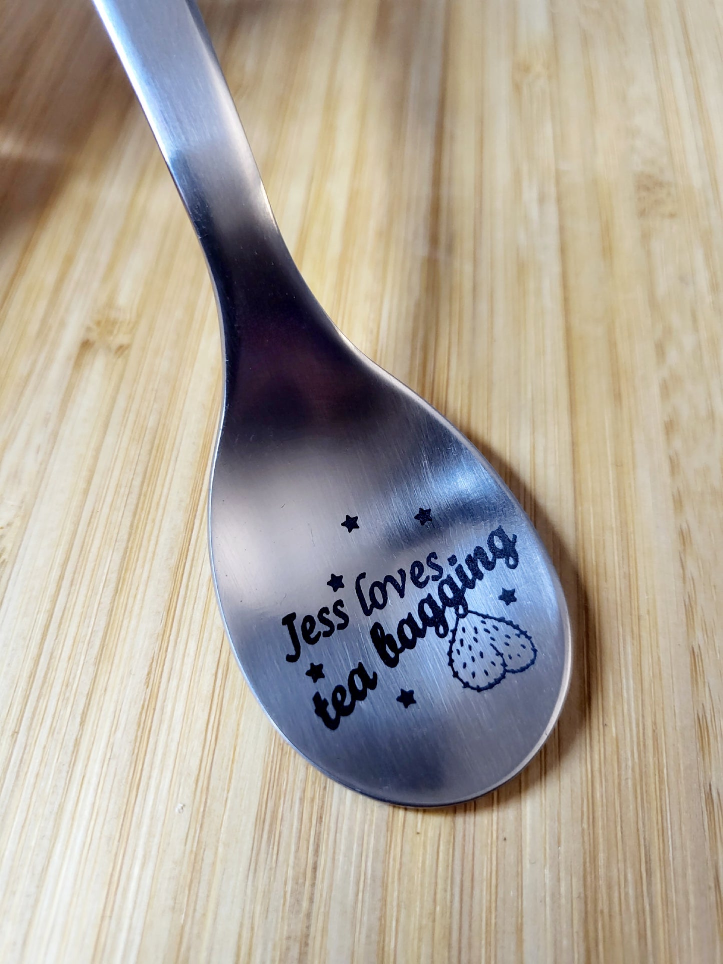 Personalised Tea Bagging Tea Spoon