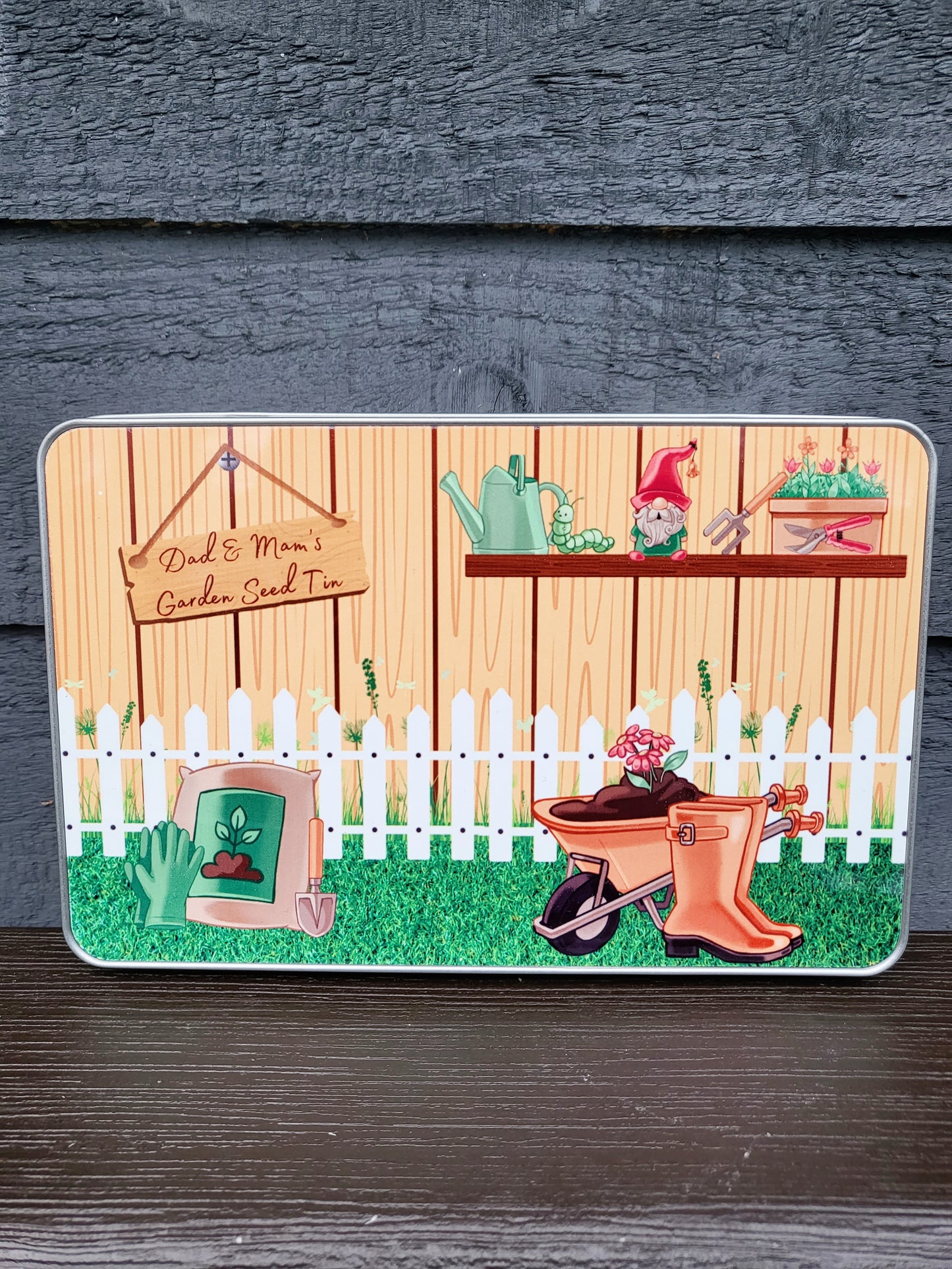 Personalised Garden Seed Tin