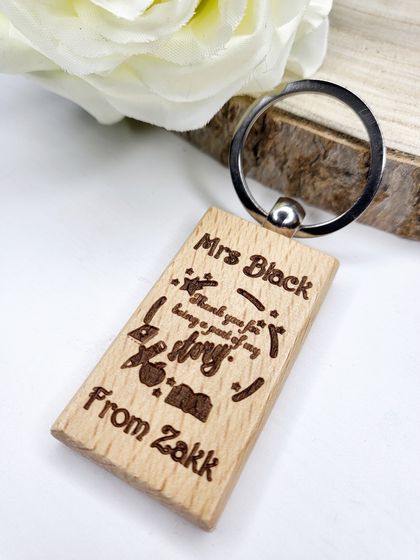 Personalised Teacher's Keychain