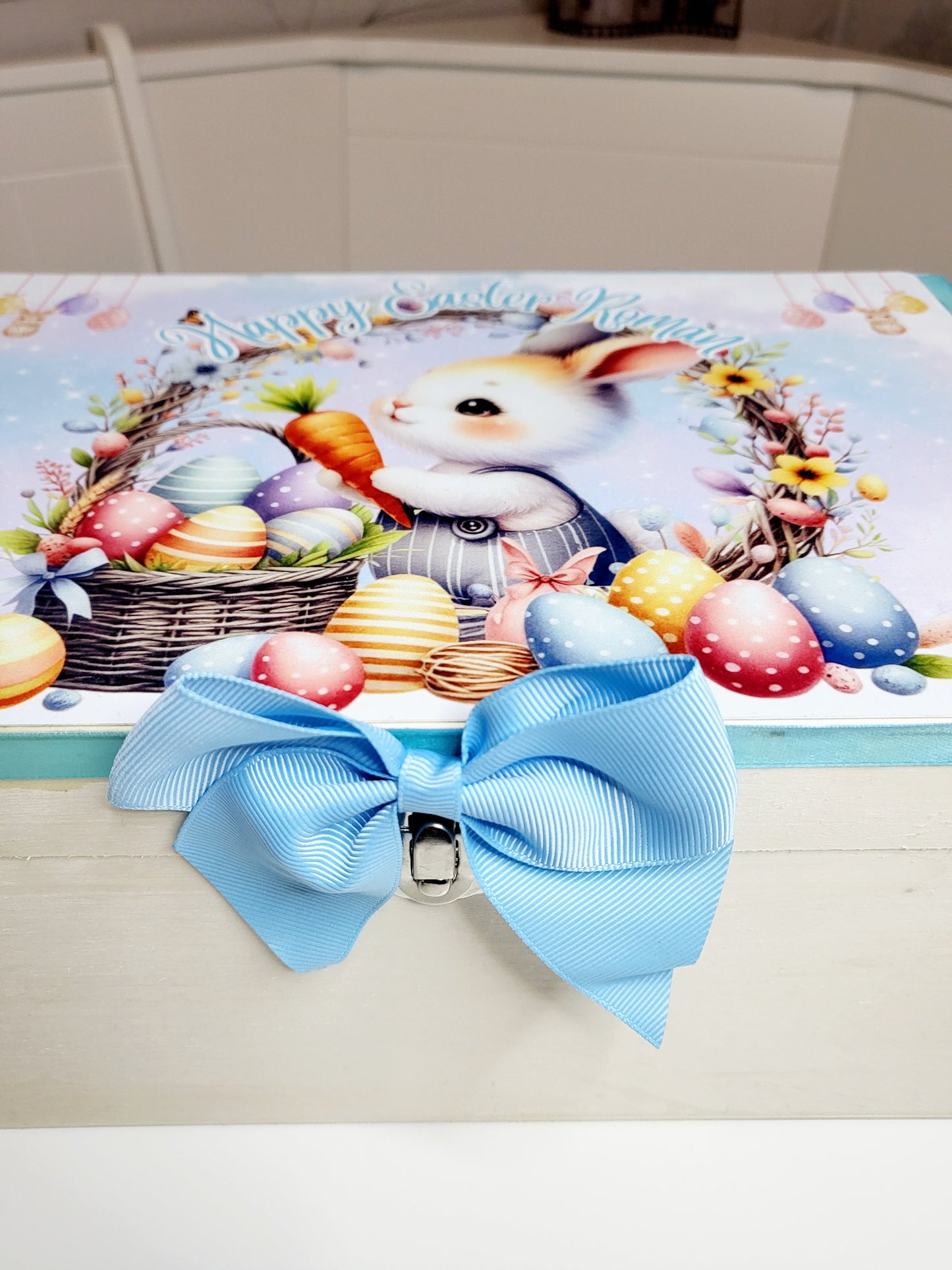 Personalised Easter Box - Boy or Girl Bunny