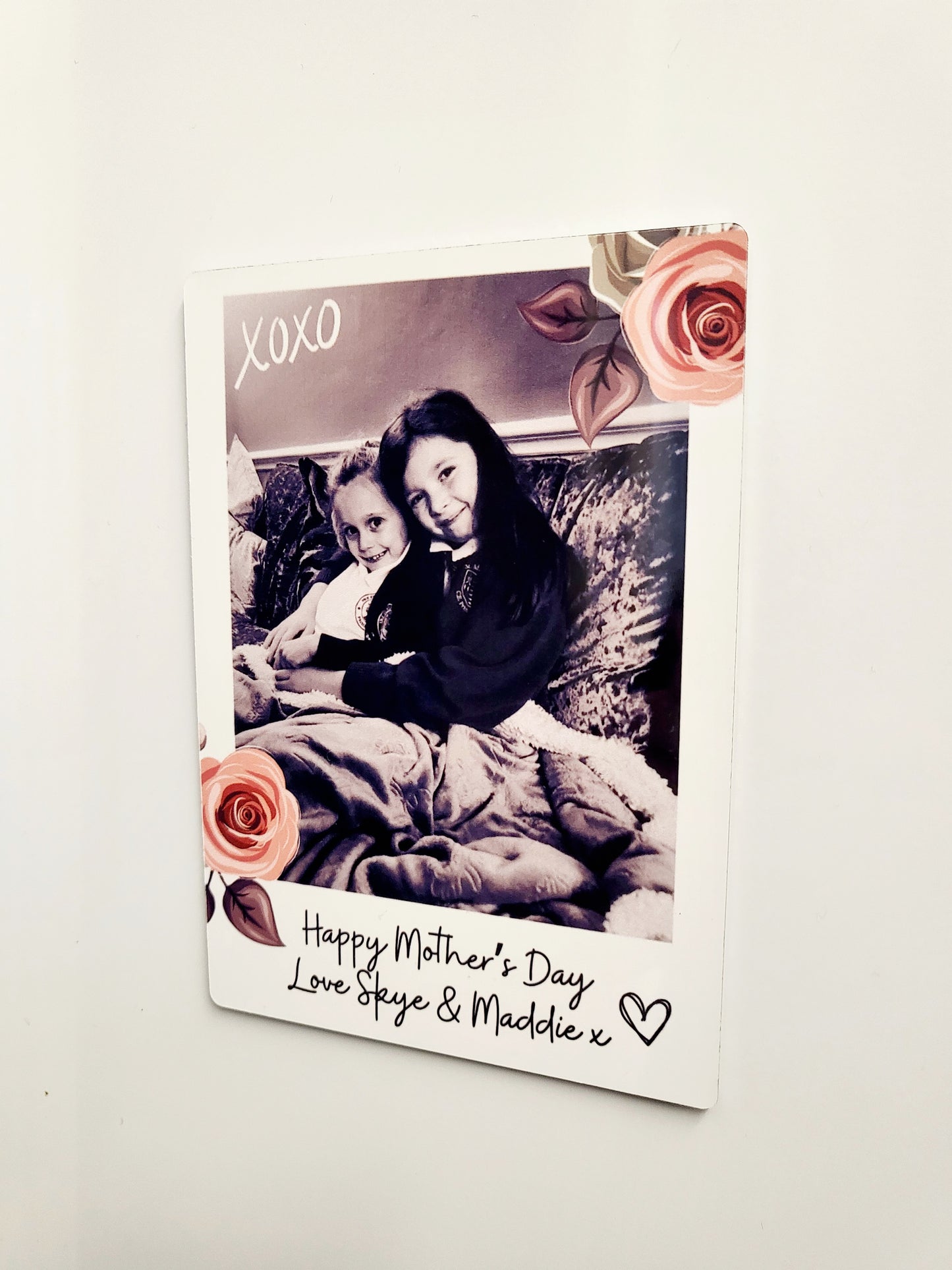 Personalised Polaroid Fridge Magnet - Any Photo & Text