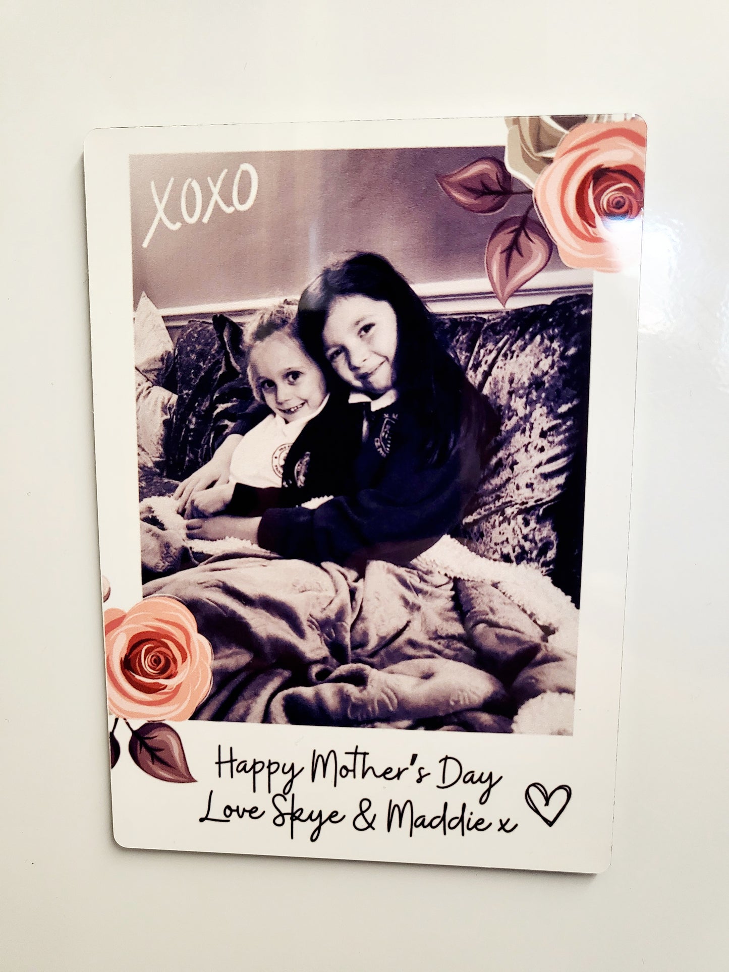 Personalised Polaroid Fridge Magnet - Any Photo & Text