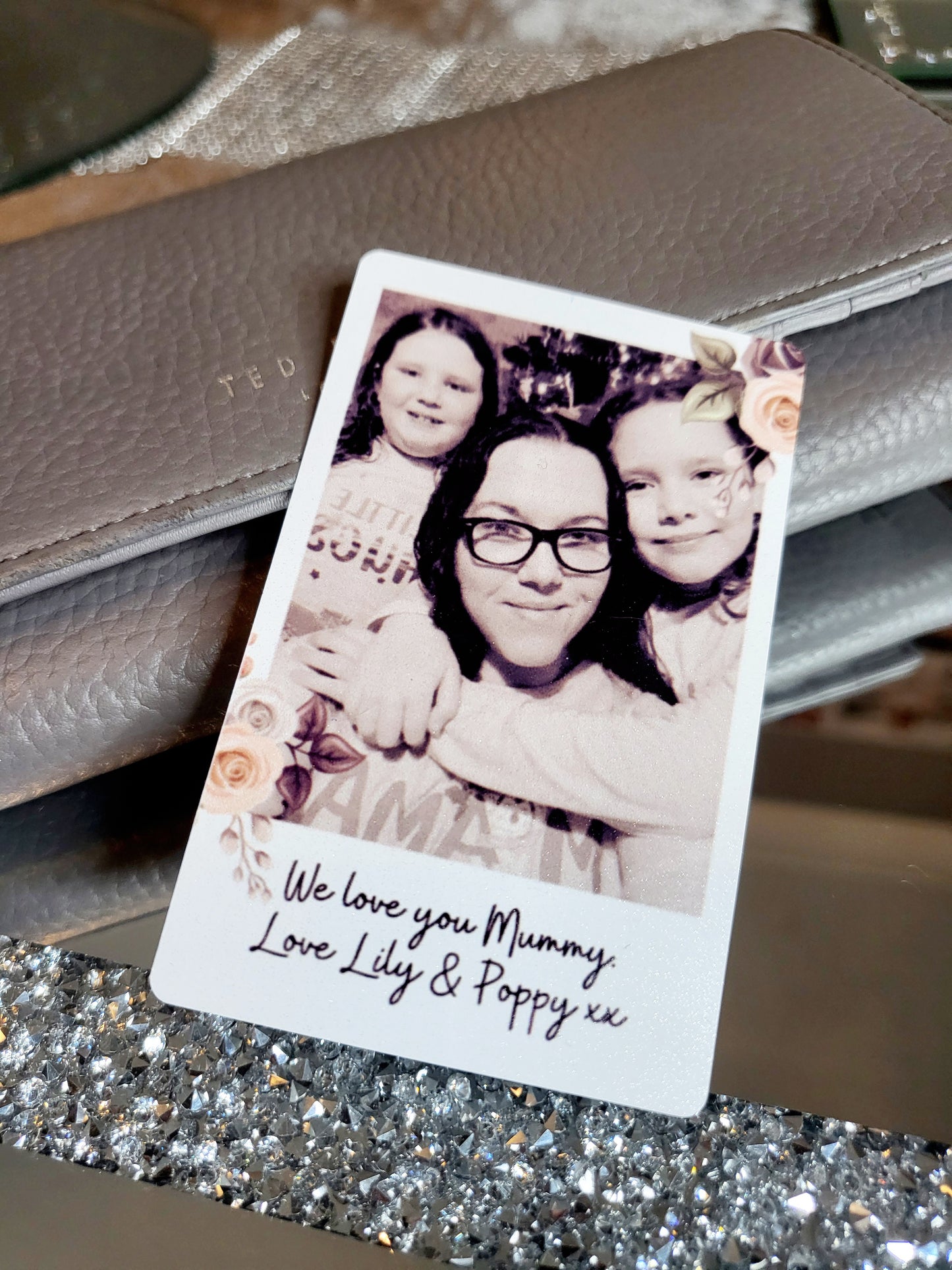 Personalised Polaroid Wallet/Purse Card - Any Photo & Text