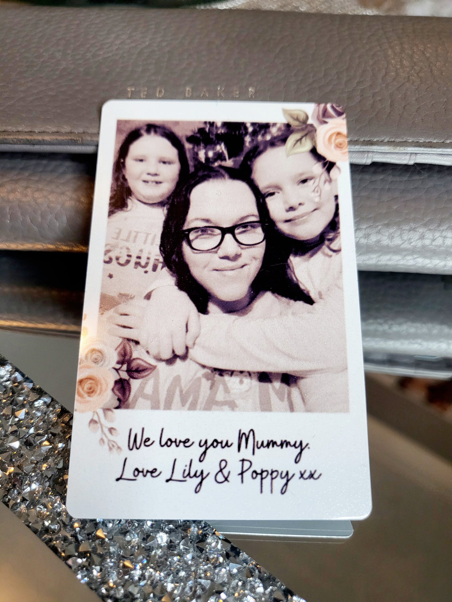 Personalised Polaroid Wallet/Purse Card - Any Photo & Text