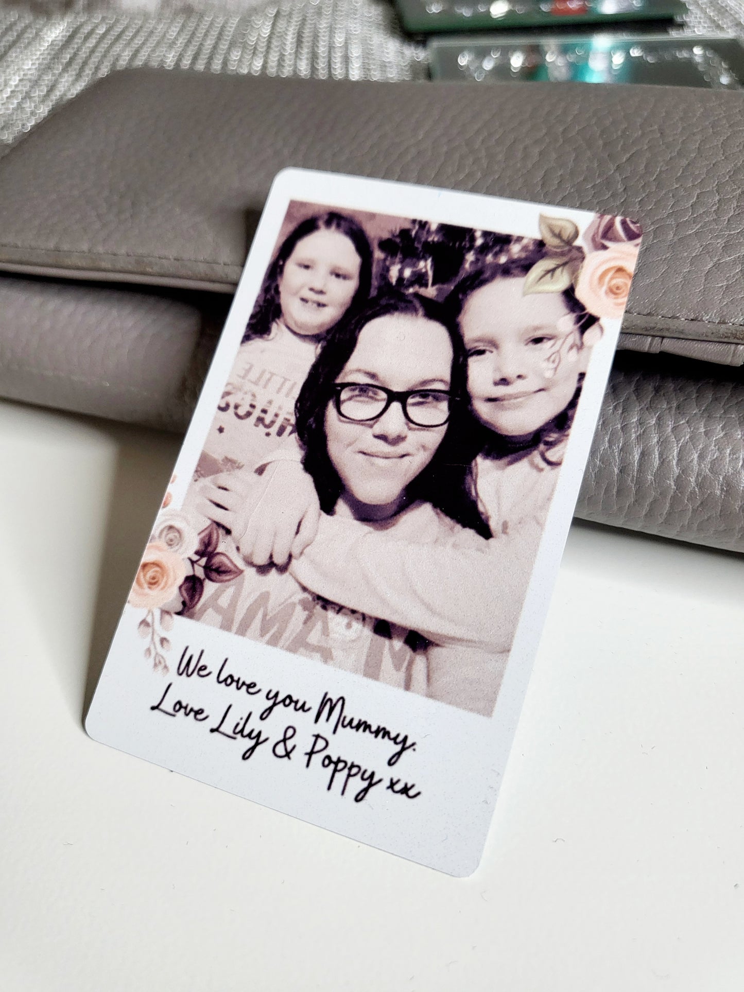 Personalised Polaroid Wallet/Purse Card - Any Photo & Text