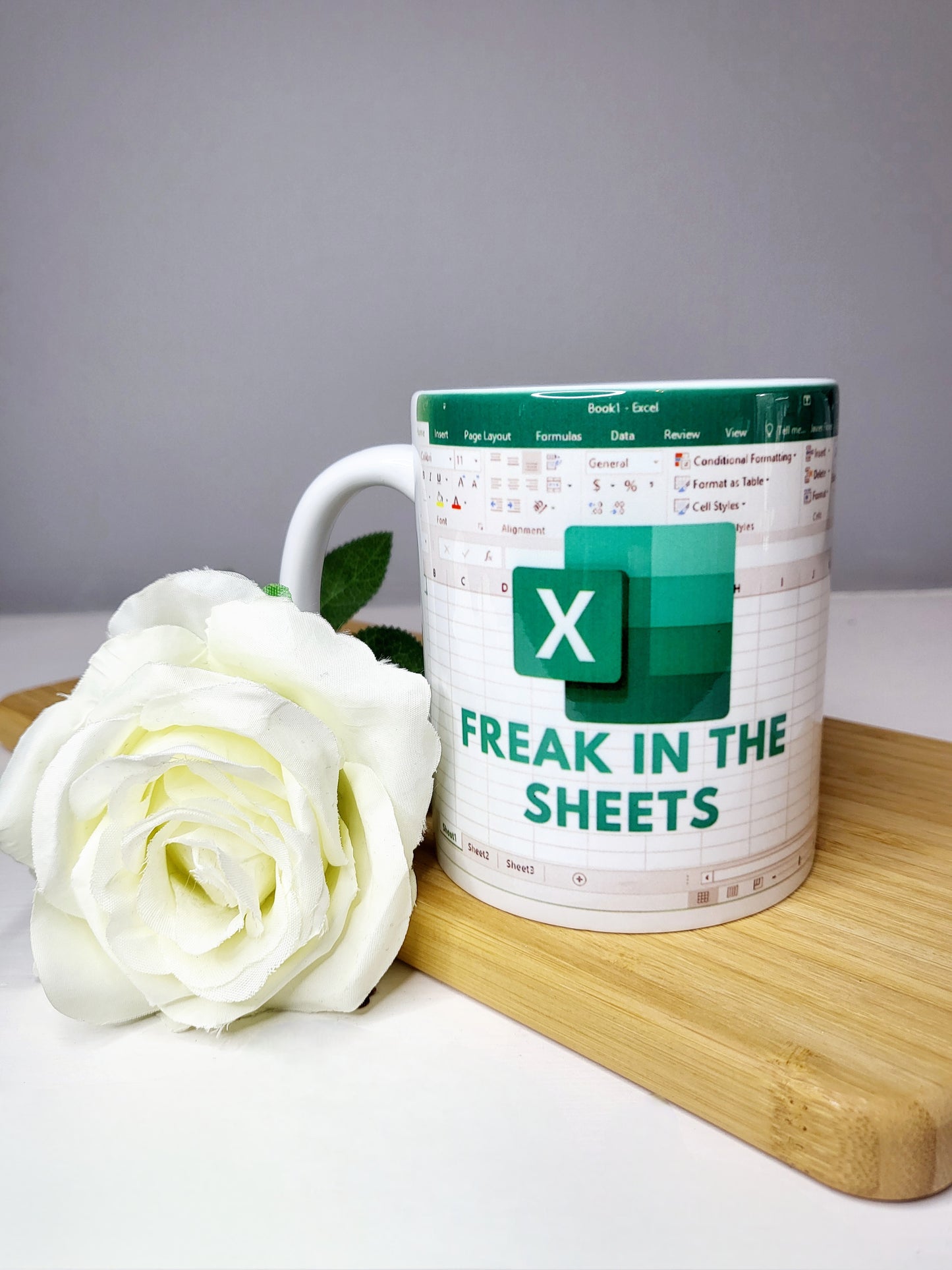 Freak in the Sheets Spreadsheet Mug