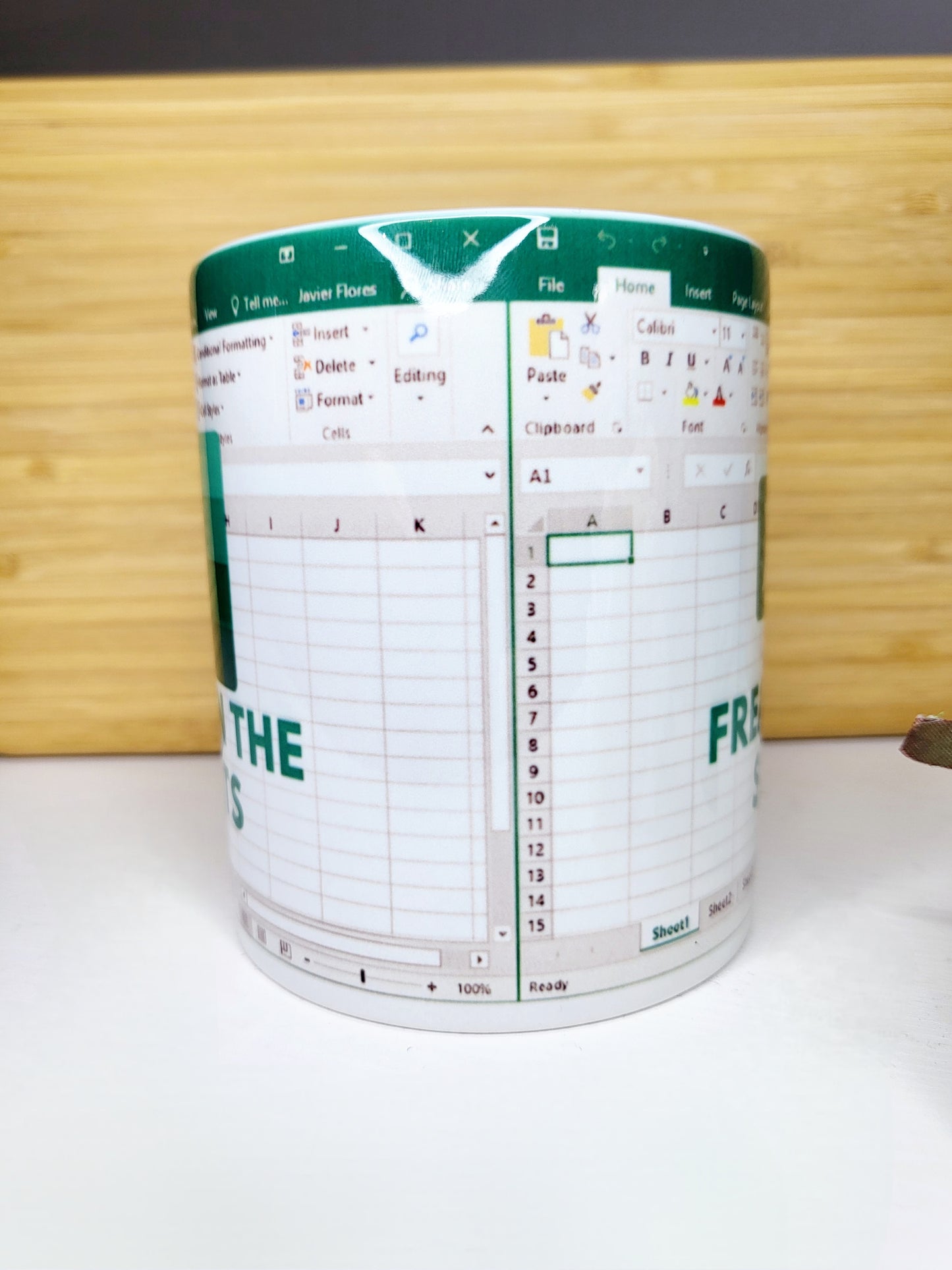 Freak in the Sheets Spreadsheet Mug