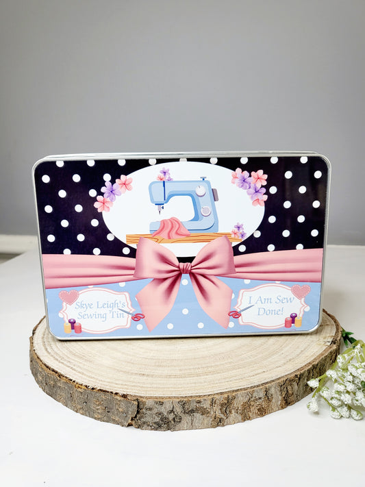 Personalised Sewing Tin