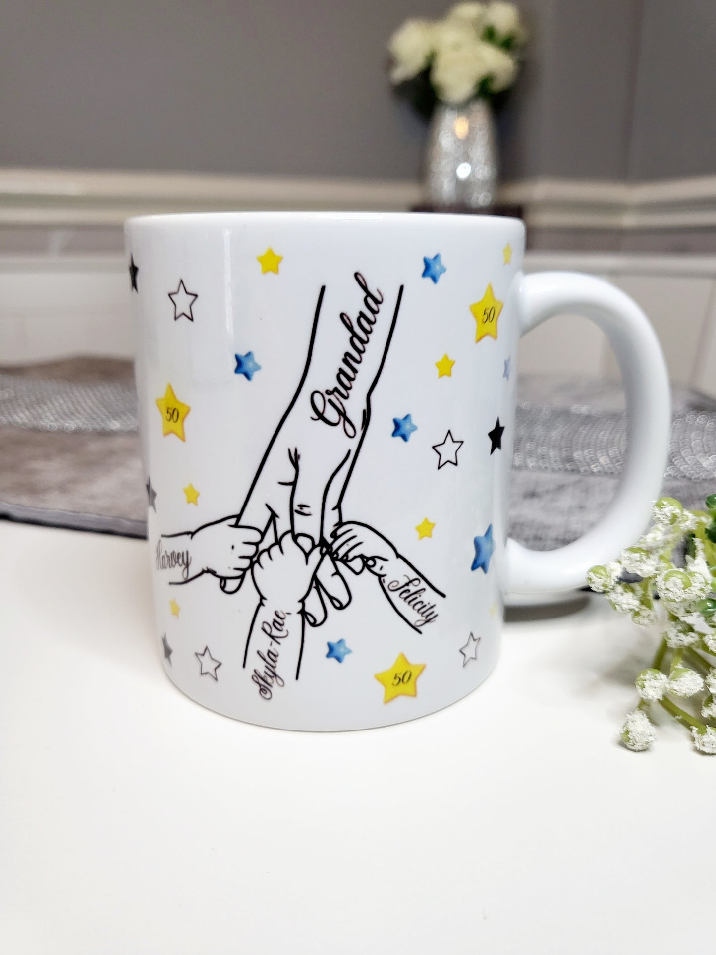 Star Family Hands Mug