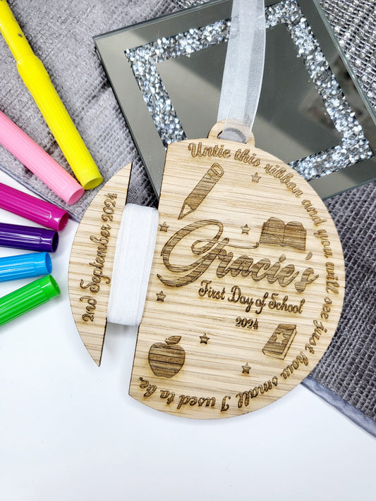 Personalised First Day of School Keepsake