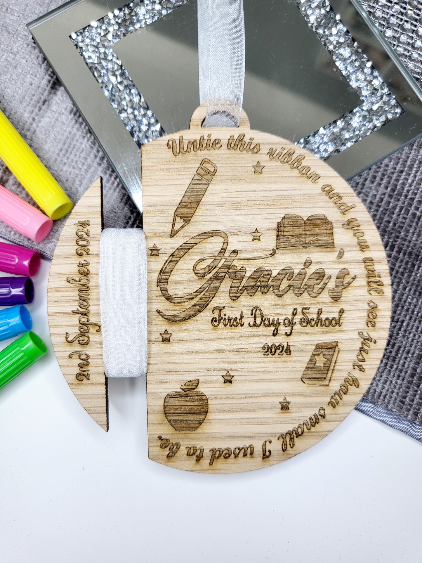 Personalised First Day of School Keepsake