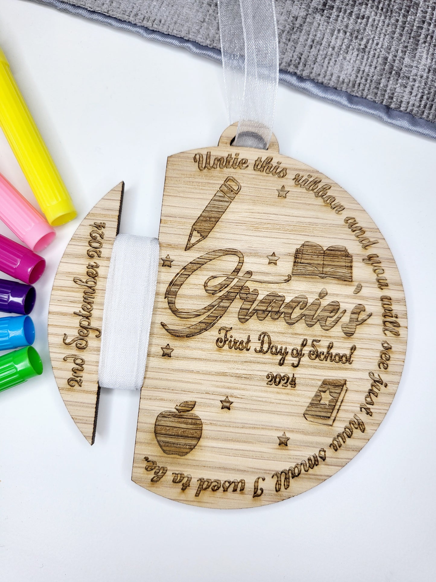 Personalised First Day of School Keepsake