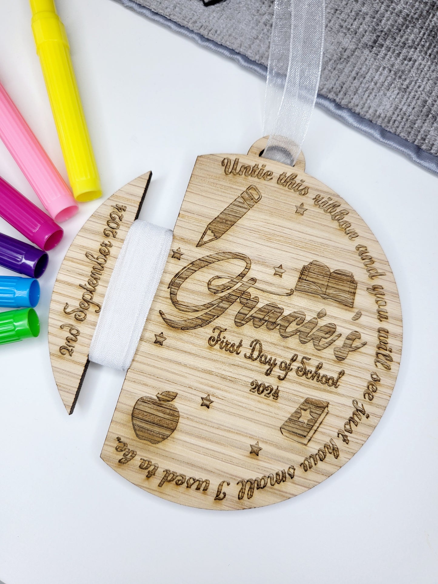 Personalised First Day of School Keepsake